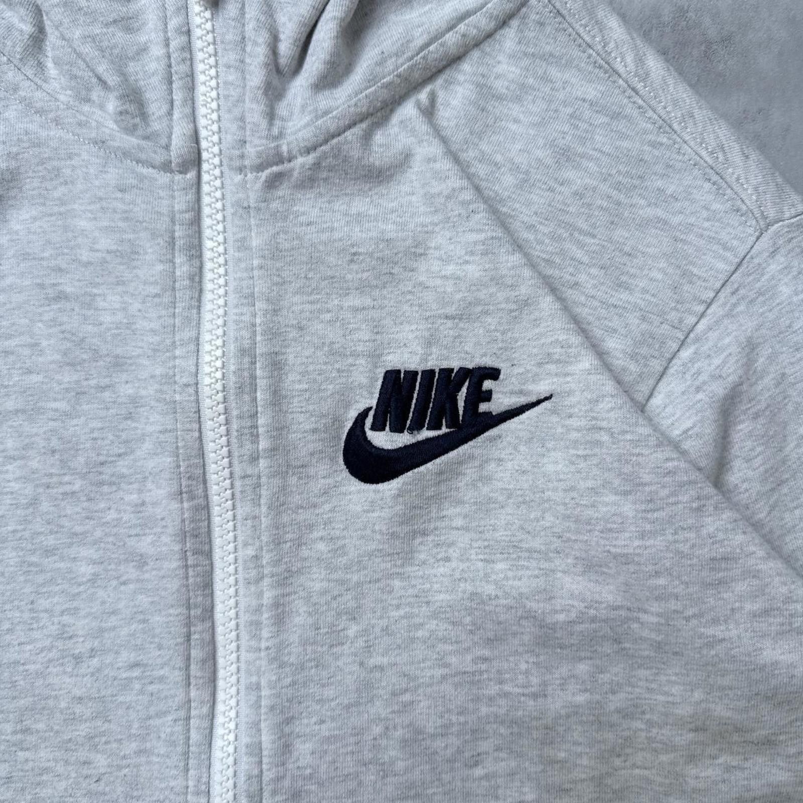 Nike Y2K Nike 00s Gray Zip Up Hoodie Jacket Size US XL / EU 56 / 4 - 7 Thumbnail