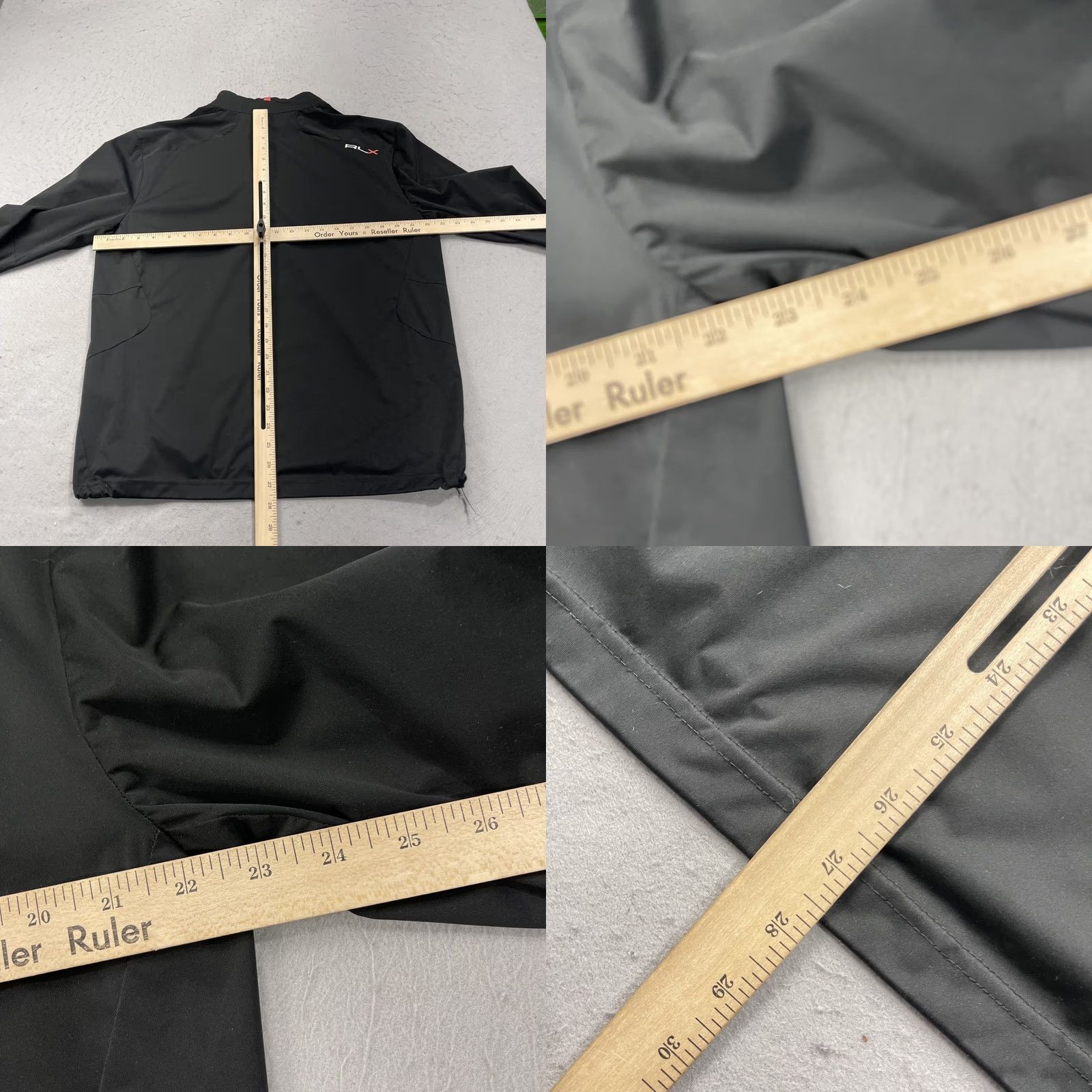 RLX Ralph Lauren RLX Ralph Lauren Windbreaker Jacket Mens Large Black 1/4 Zip Golf Softshell NV2 Size US L / EU 52-54 / 3 - 8 Thumbnail