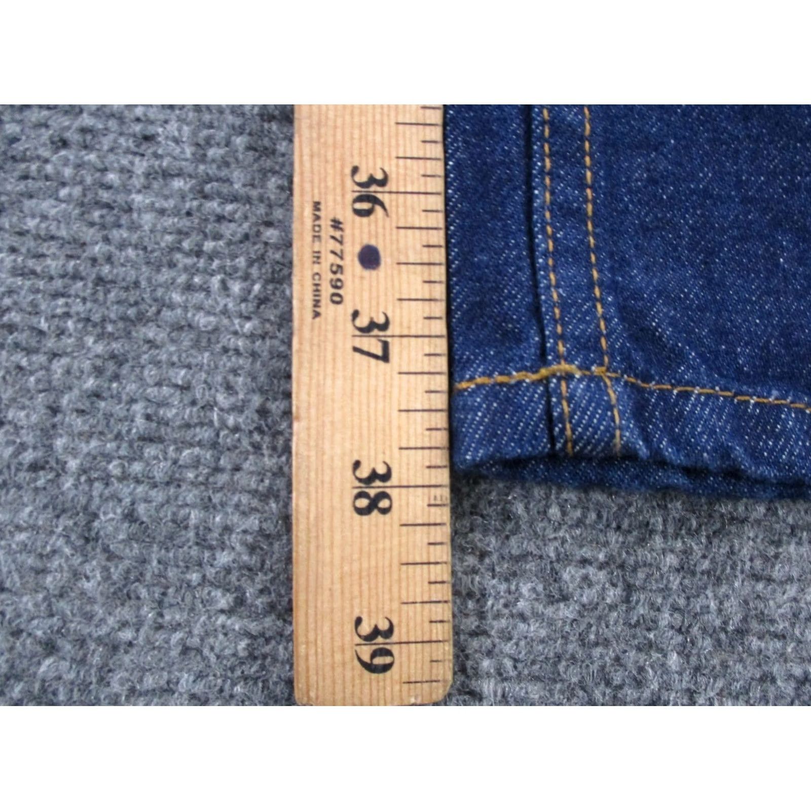 Levi's VINTAGE Levi's Jeans Mens Regular 33 36 Denim Straight 505 Orange Tab 90s Blue Jeans Mens Size US 32 / EU 48 - 5 Thumbnail