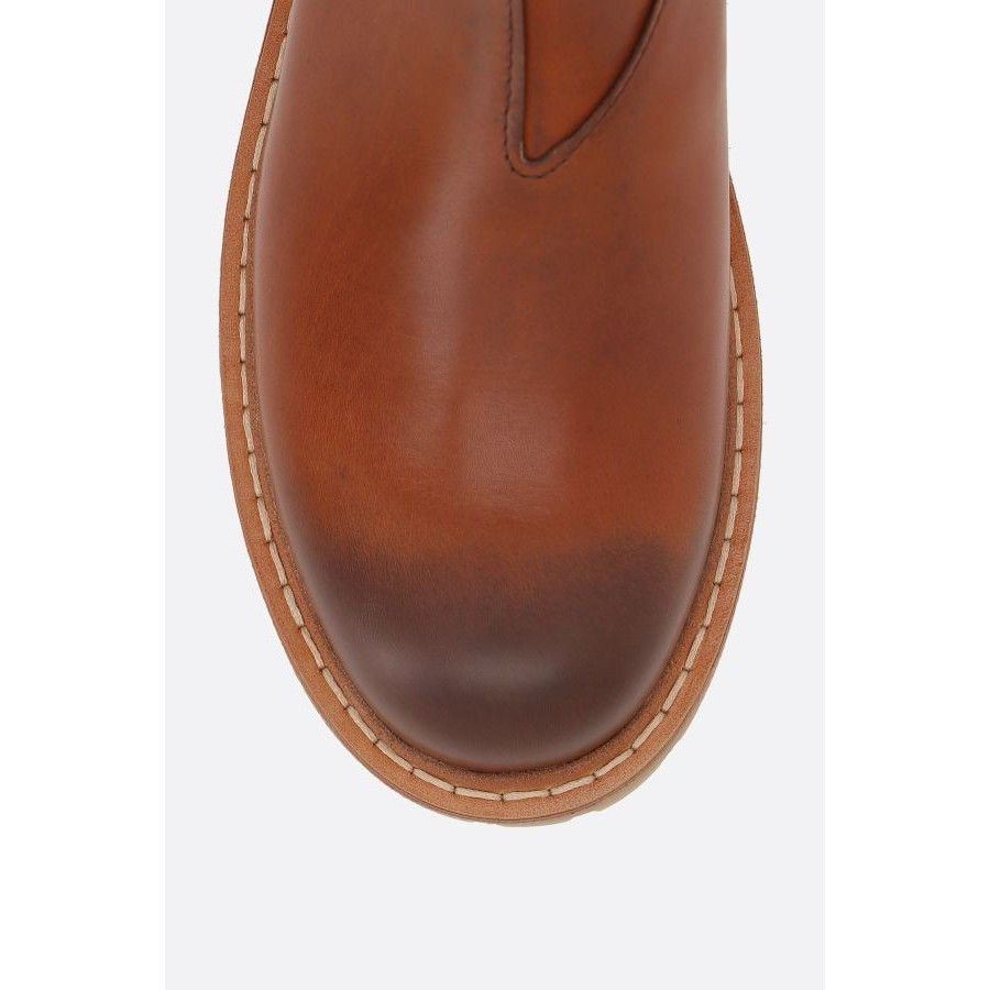 Prada PRADA Vintage Leather Brown Leather Boots New & Authentic (M Size US 9 / EU 42 - 5 Thumbnail