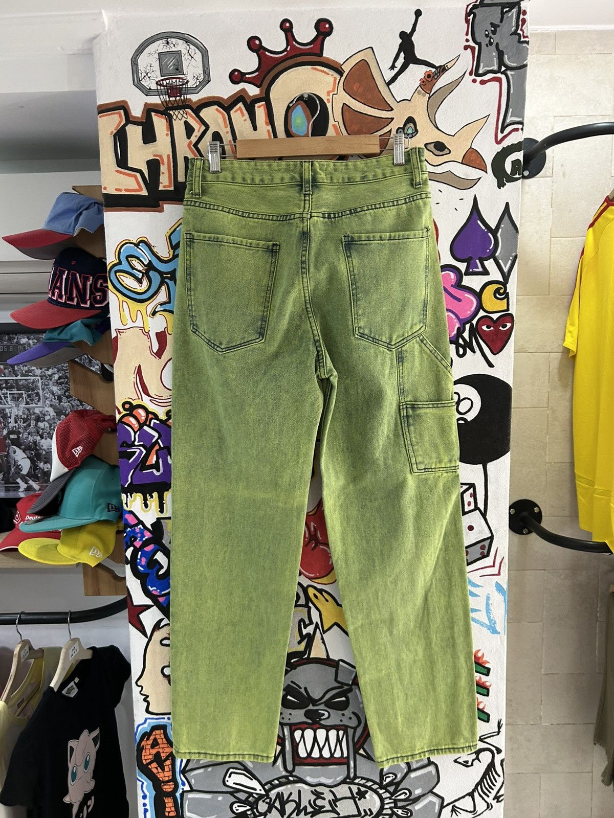 Other I don’t Smoke Acid Wash Carpenter Pants Size US 30 / EU 46 - 2 Thumbnail