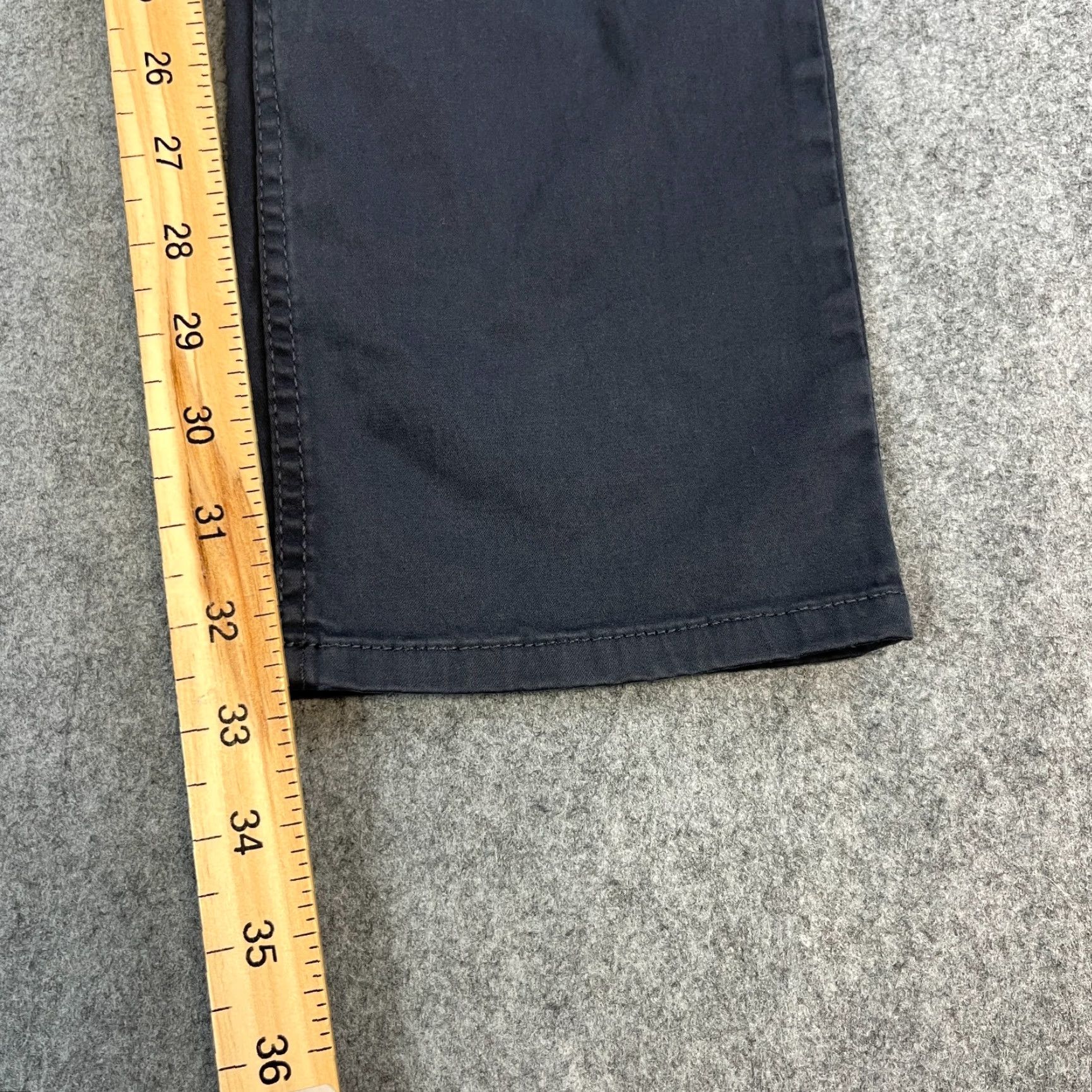 Hugo Boss Hugo Boss Slim Chino Trousers Mens 30 Blue Stretch 5-Pocket Logo Casual Business Formal Workwear Trousers Style: Chino Size US 30 / EU 46 - 4 Thumbnail
