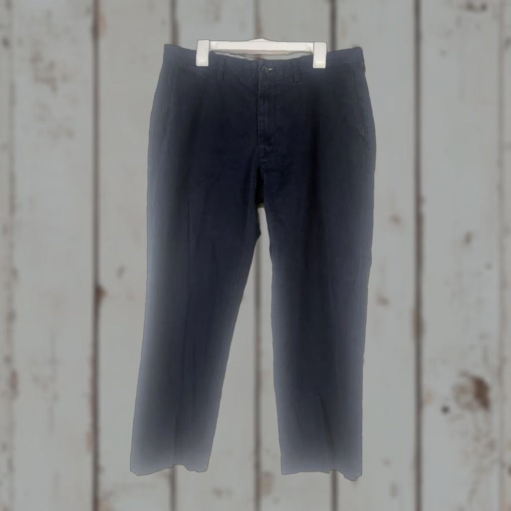 Polo Ralph Lauren VINTAGE Polo Ralph Lauren Pants Men’s 38x32 Chino Straight Fit Cotton Blue 90s Logo Size US M / EU 48-50 / 2 - 1 Thumbnail