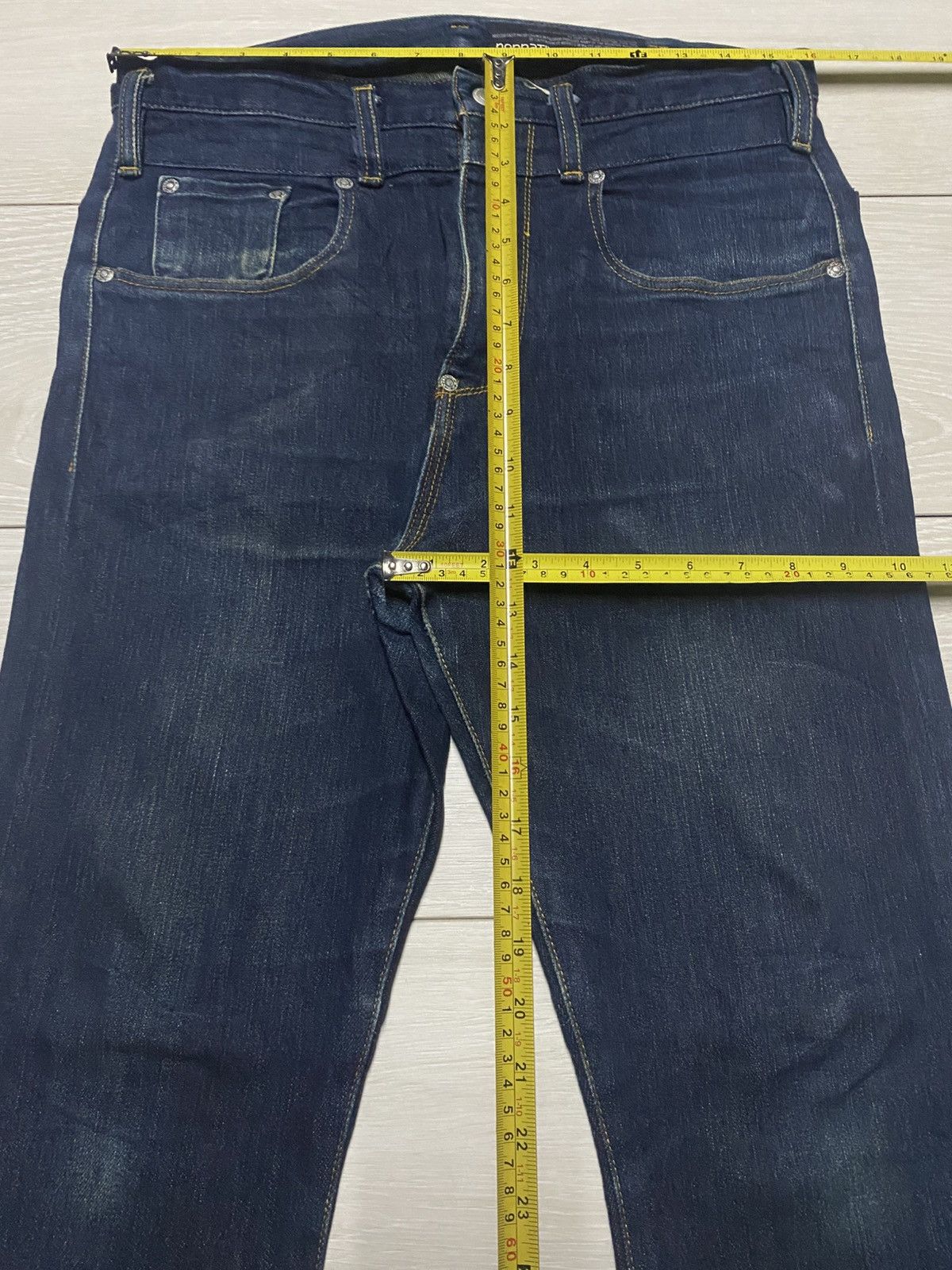 Nonnative × Undercover Vintage Nonative Durable Garment High Rised Skinny Jeans Size US 32 / EU 48 - 14 Thumbnail