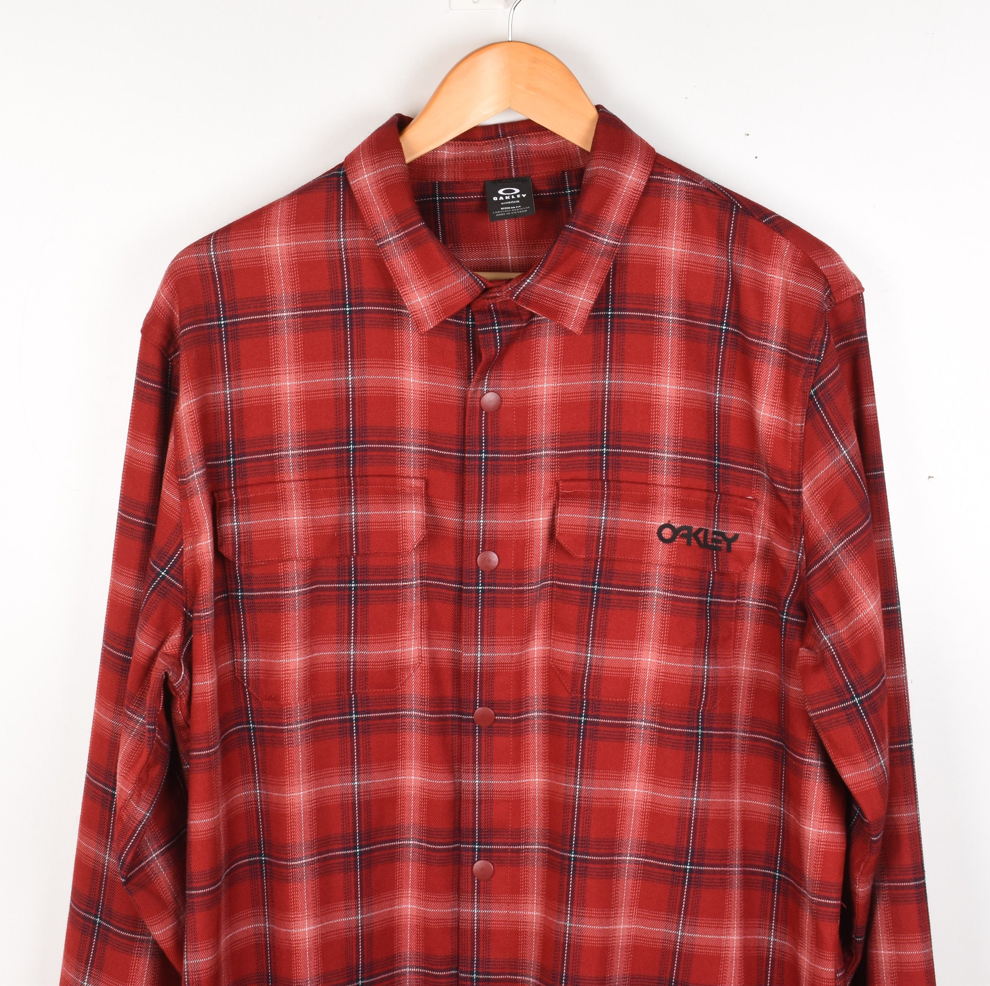 Oakley Oakley Hydrolix Regular Fit Flannel Men Shirt Size L Size US M / EU 48-50 / 2 - 2 Thumbnail