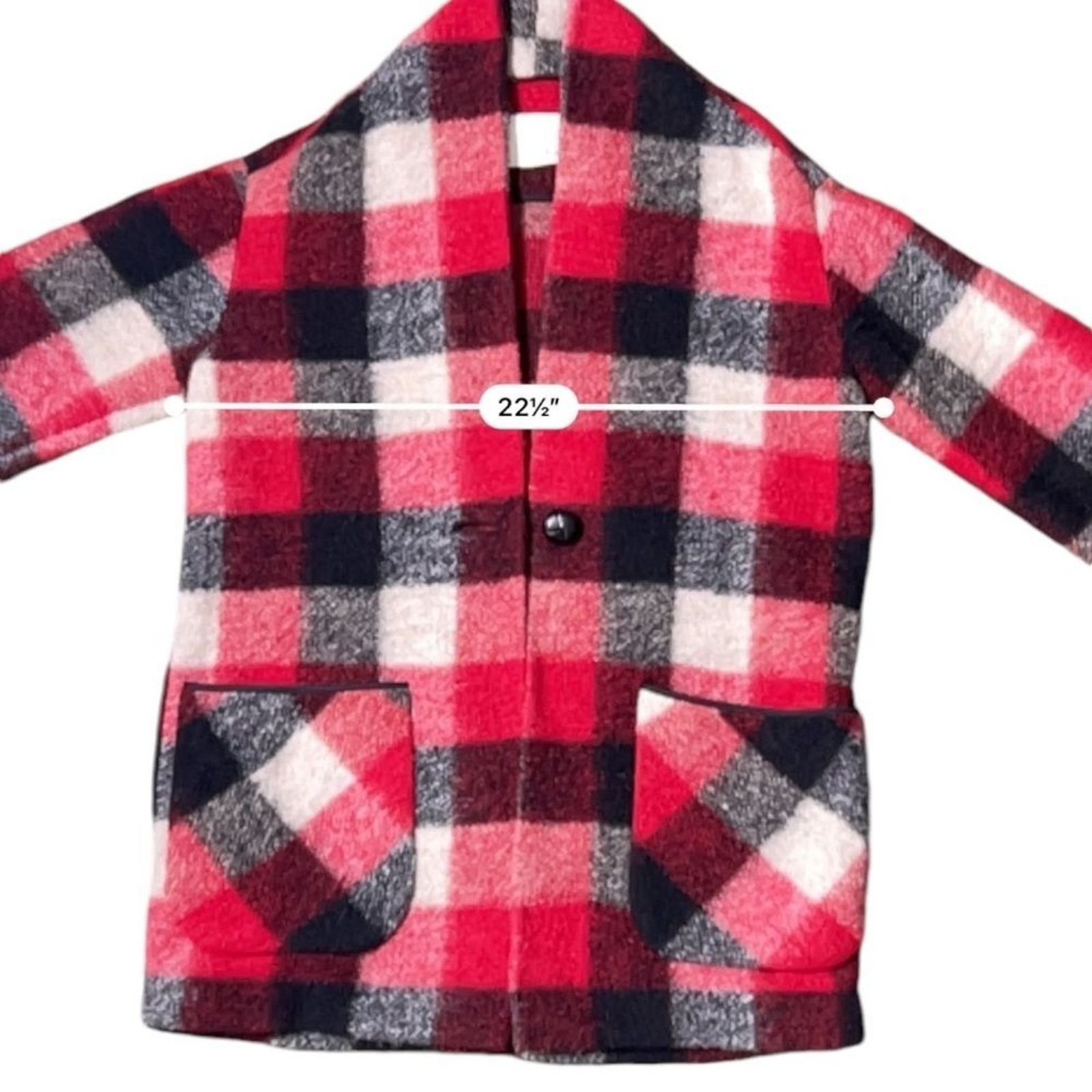 Aritzia Aritzia Wilfred Free Off Duty Sweater Jacket Plaid Size S / US 4 / IT 40 - 6 Thumbnail