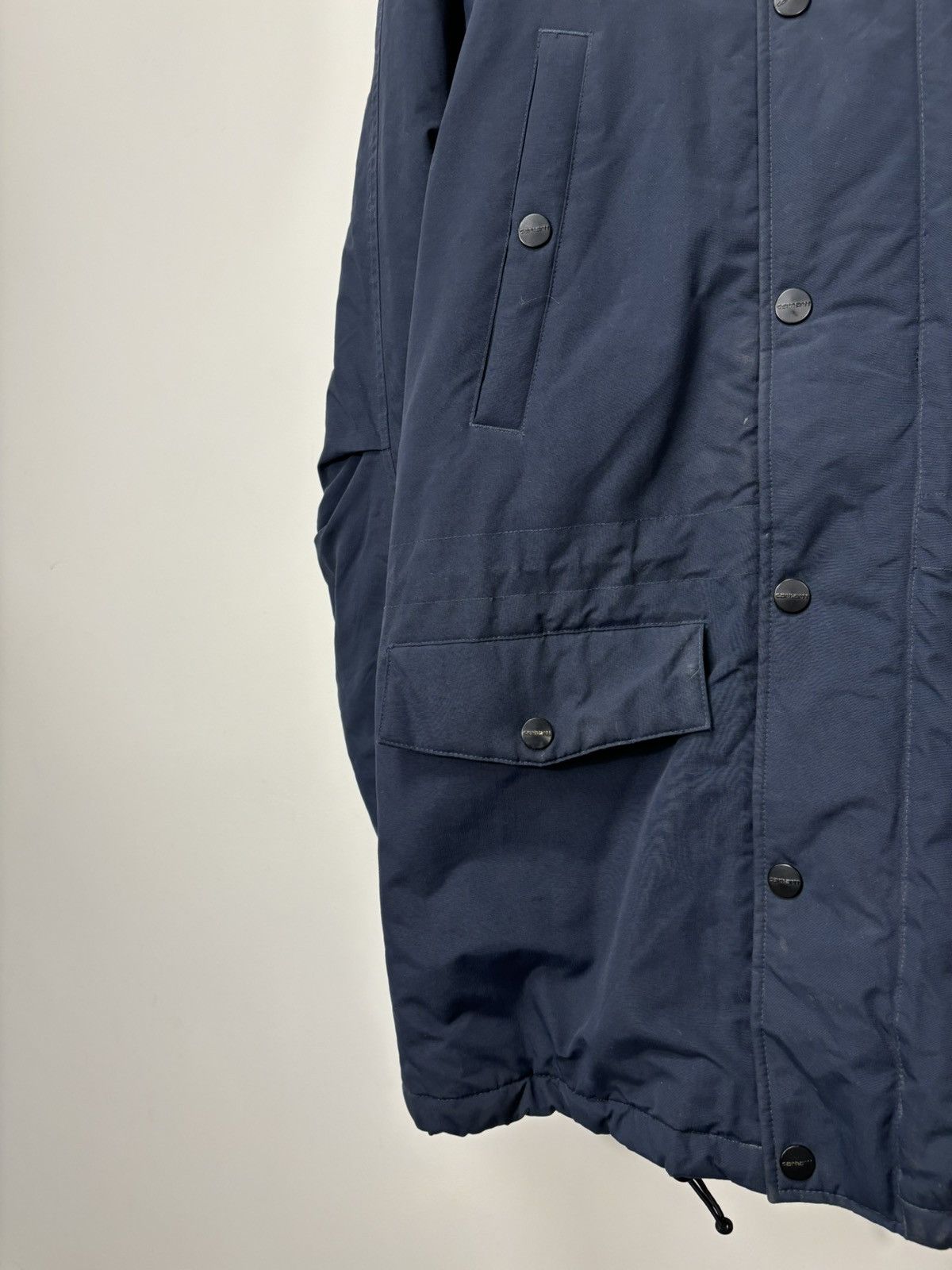 Carhartt Vintage Carhartt WIP Men’s Navy Fur Anchorage Parka Jacket Size US S / EU 44-46 / 1 - 9 Thumbnail