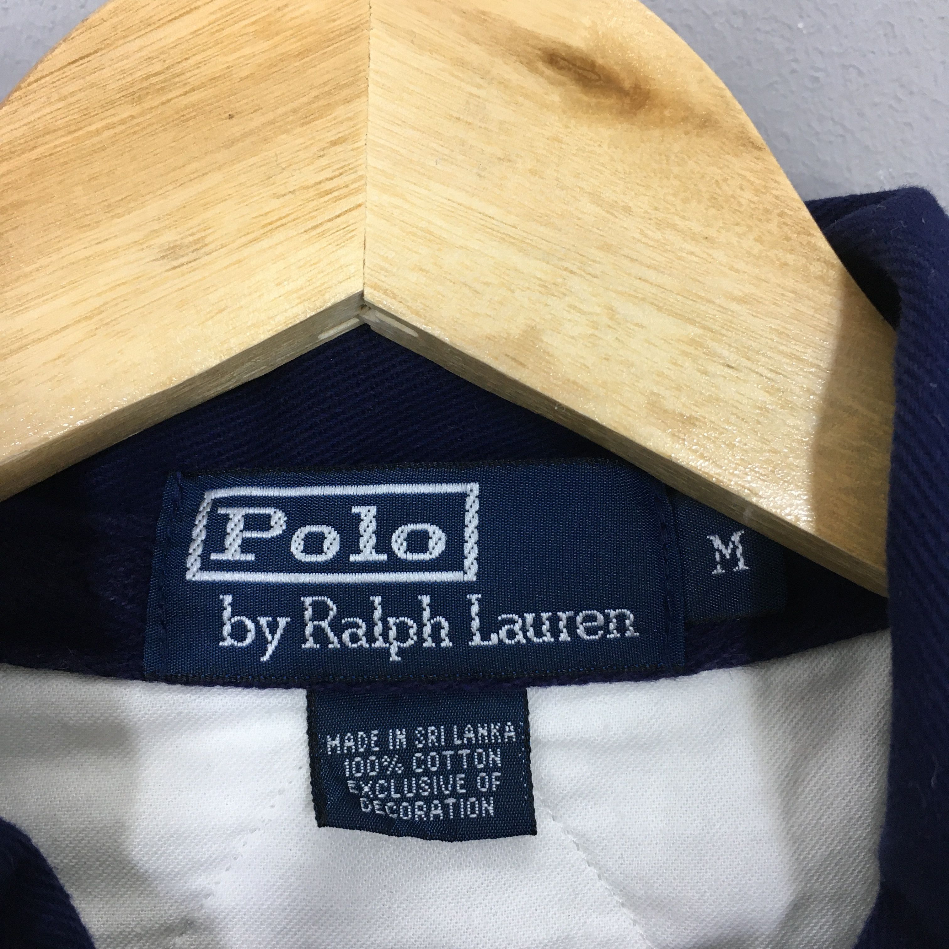 Polo Ralph Lauren × Ralph Lauren × Vintage Vintage 90s Polo Ralph Lauren Rugby Shirt Medium Size US M / EU 48-50 / 2 - 6 Thumbnail