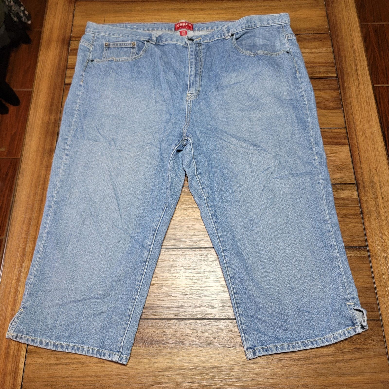 Chaps Chaps Denim Capris w/ Button Back Pockets - Size 22W Size 42" / US 20 - 1 Thumbnail