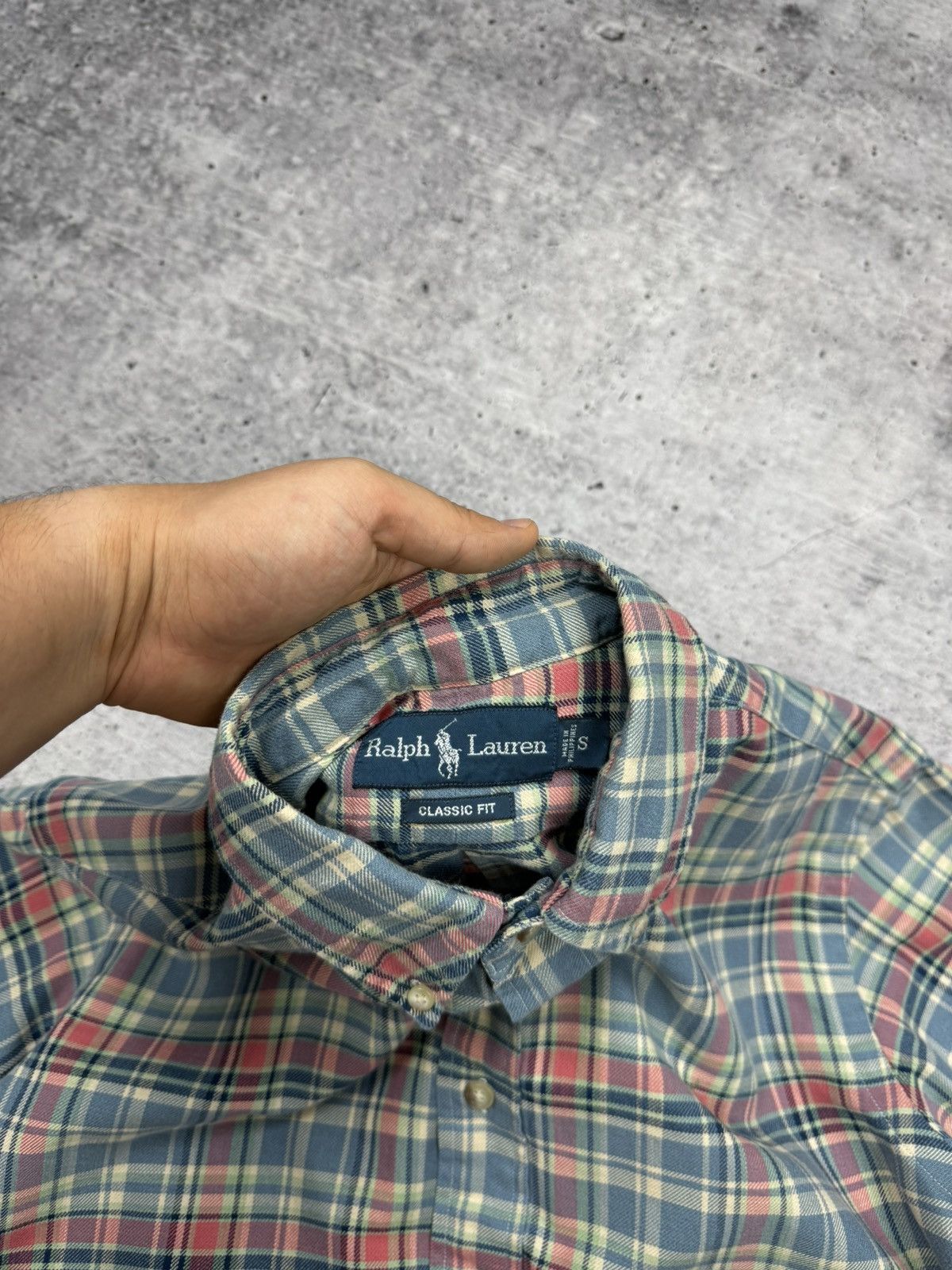 Polo Ralph Lauren × Vintage Vintage Y2K Style Ralph Lauren Plaid Checkered Flannel Shirt Size US S / EU 44-46 / 1 - 9 Thumbnail