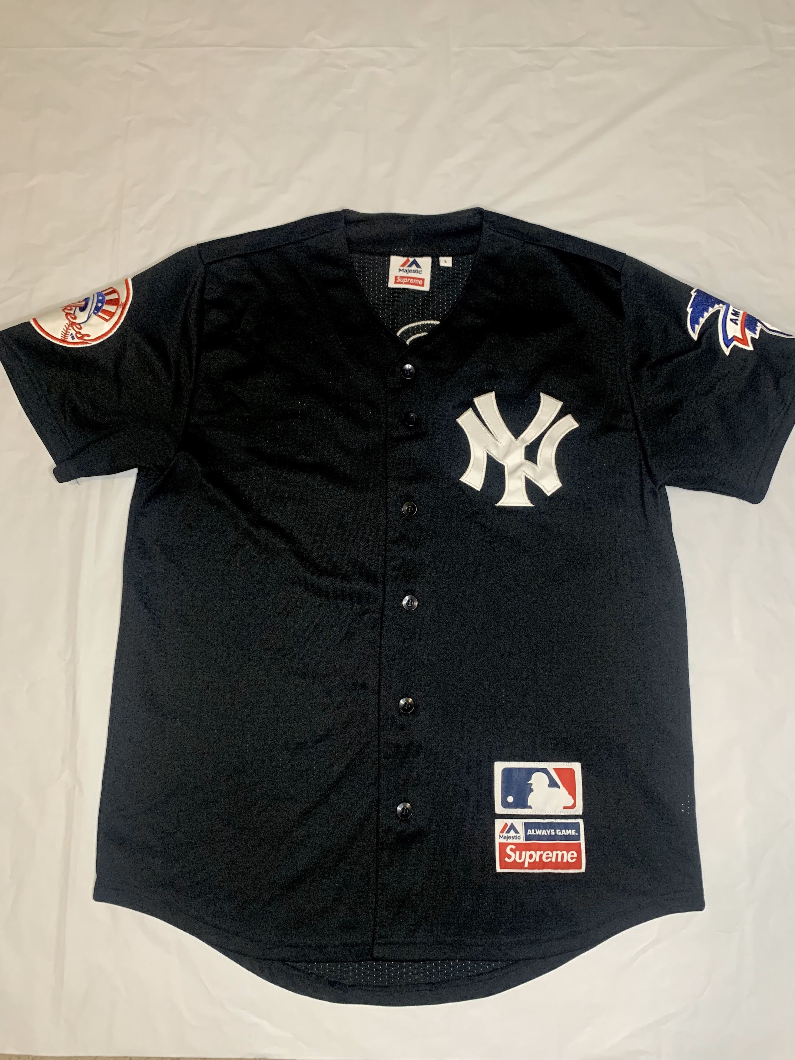値下げ交渉] Majestic New York Yankees Baseball Mesh Black