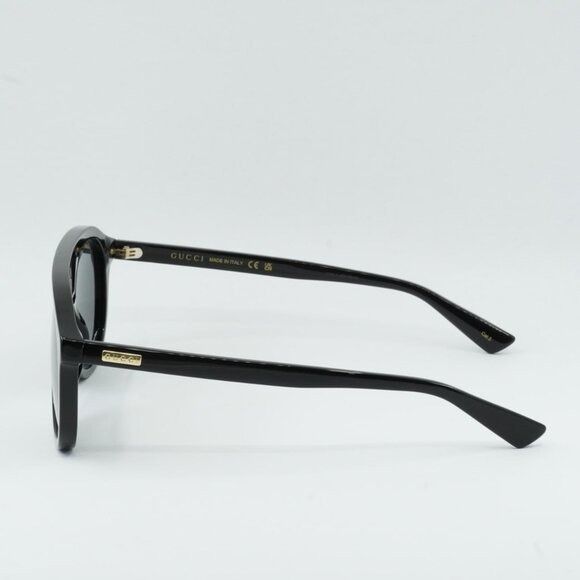 Gucci Gucci GG1320S 004 Sunglasses Black Aviator Frame Size ONE SIZE - 9 Thumbnail