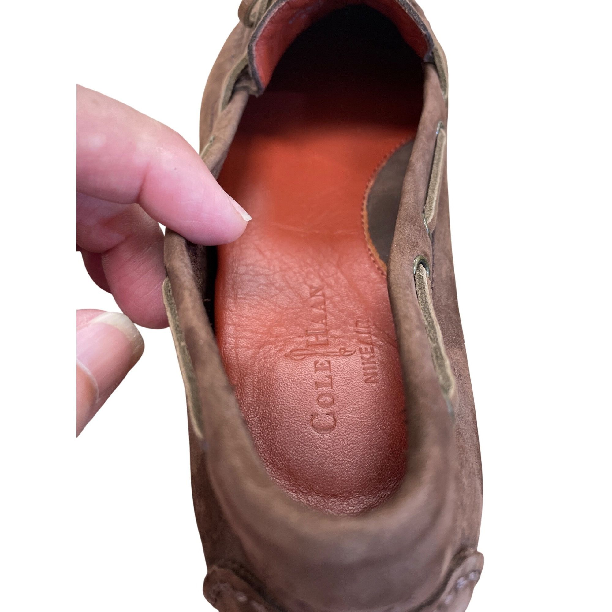 Cole Haan Cole Haan Mens Brown Leather Moccasins Flats shoes Size 8.5B Size US 8.5 / EU 41-42 - 9 Thumbnail