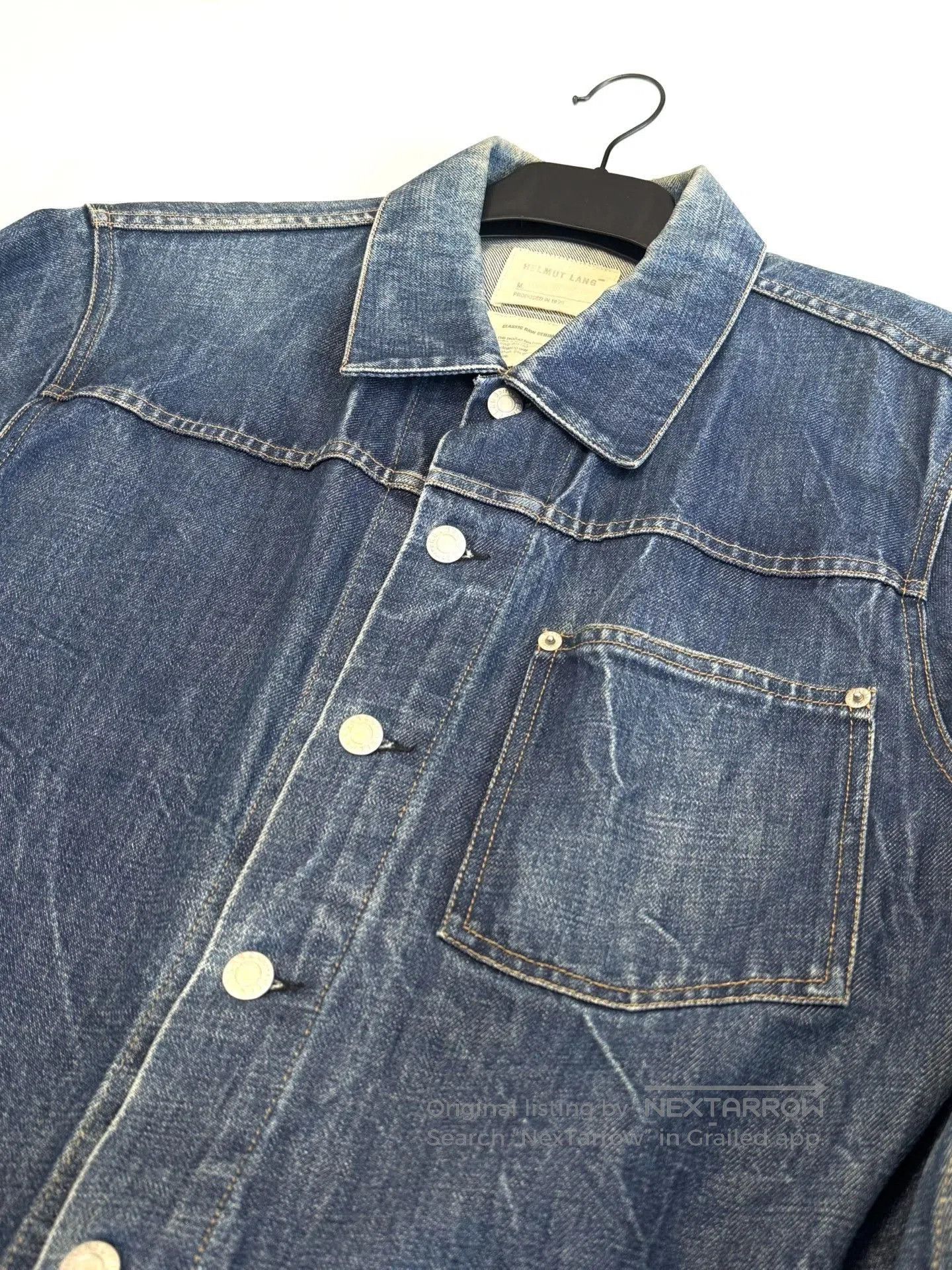 Helmut Lang Helmut Lang 1998 Single Pocket Denim Jacket. Size US M / EU 48-50 / 2 - 4 Thumbnail