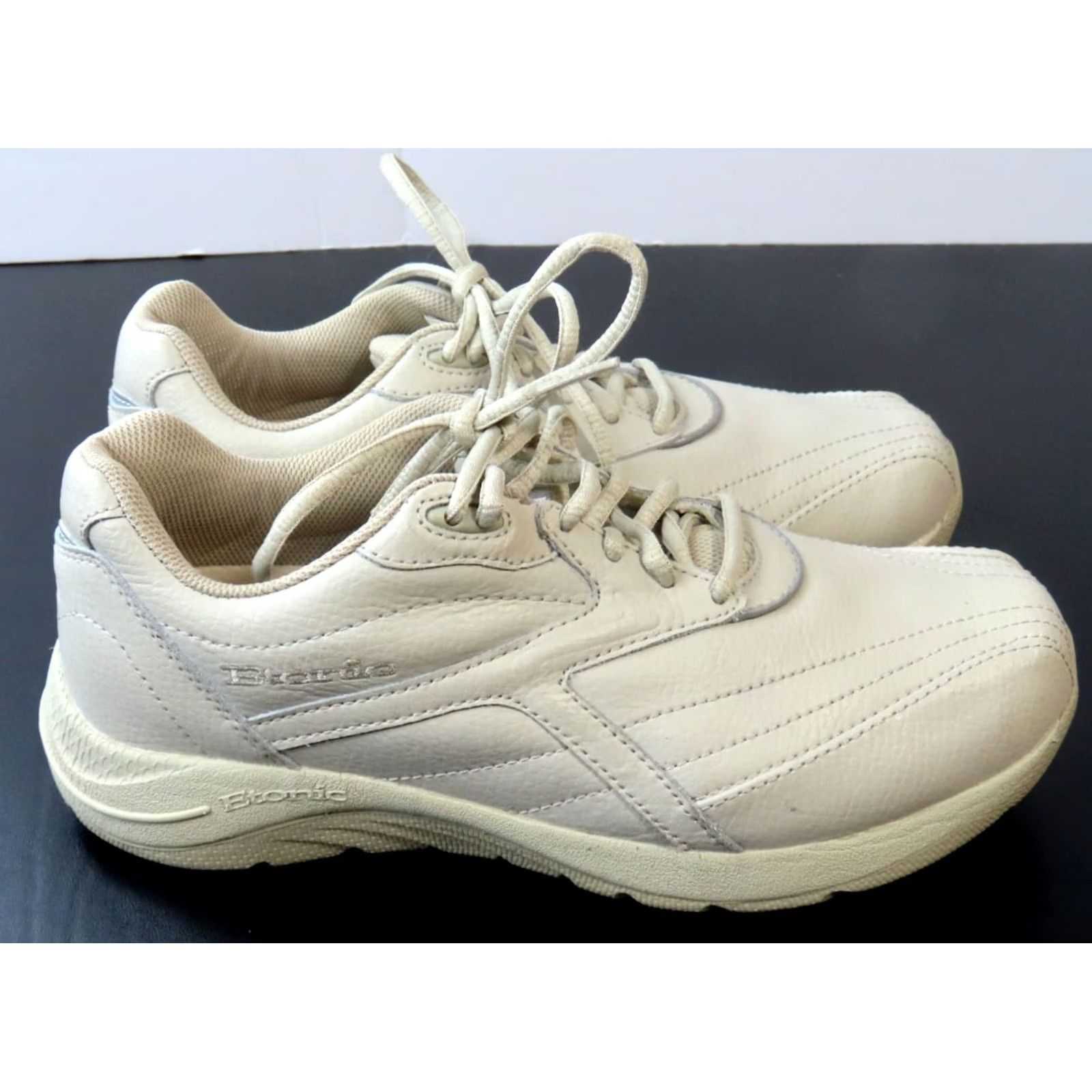ANATOMICA VINTAGE Etonic Sneaker Women White Lace Up 6.5 D Lite Walker Anti-Microbial Padded Comfort Retro 90s Athletic Shoes Size US 7 / IT 37 - 4 Thumbnail
