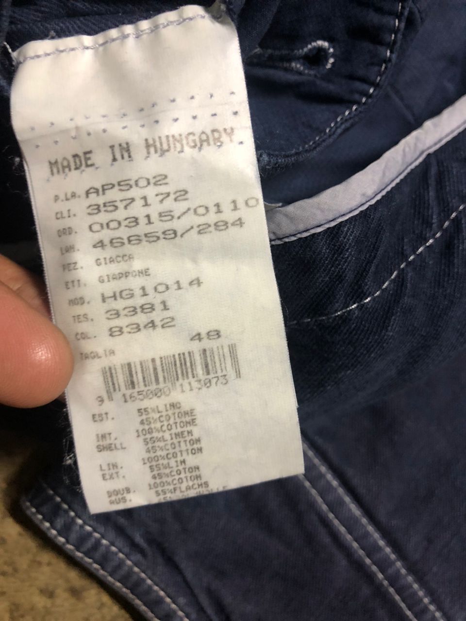 Armani Collezioni Armani Collezioni Denim Jacket No Collar Sunfaded Faded Size US M / EU 48-50 / 2 - 14 Thumbnail