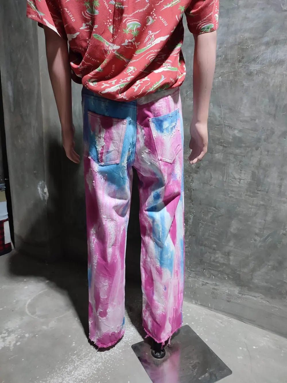 Other Unbrand Nice Design Colourfull Art Pants Size US 33 - 13 Thumbnail