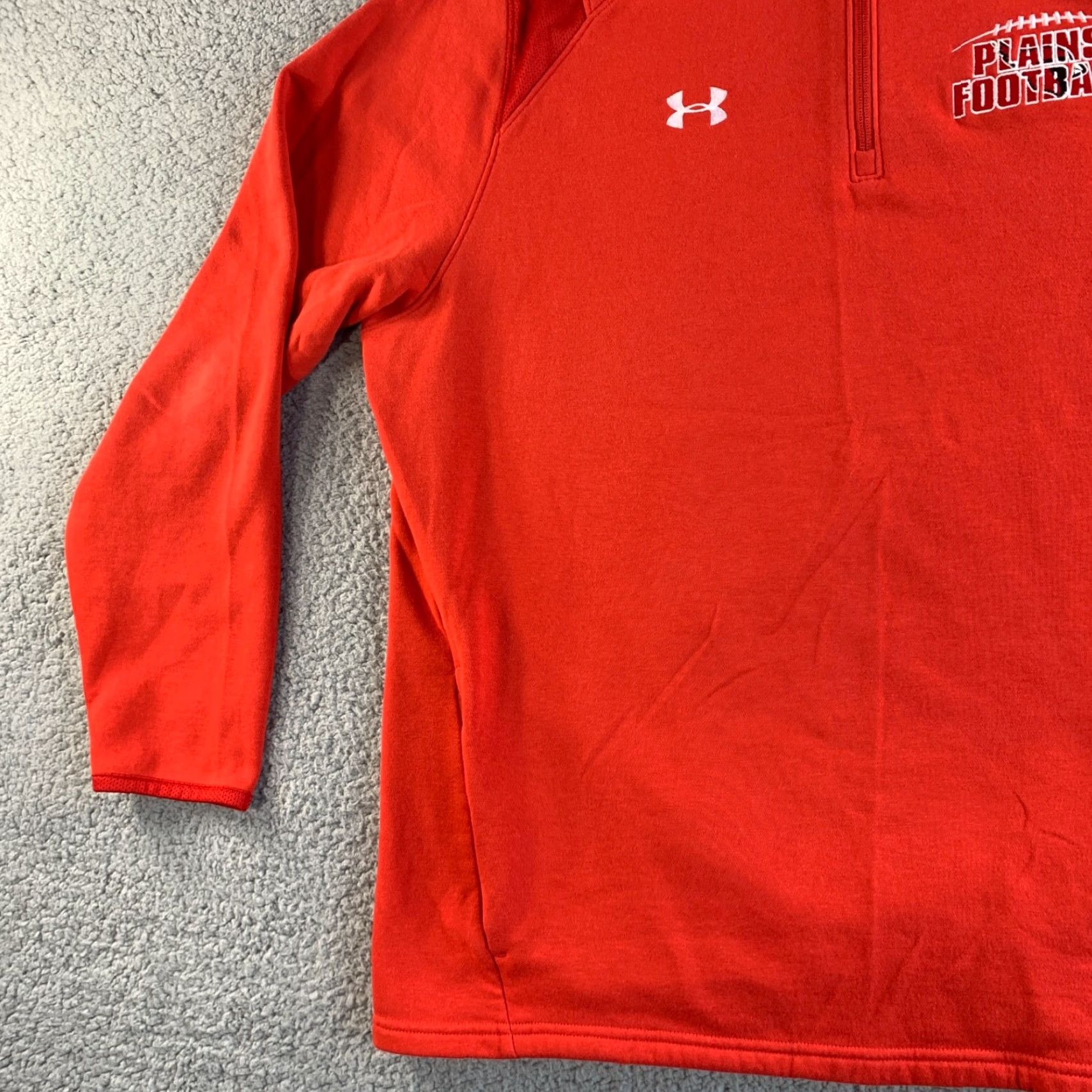 Under Armour Under Armour Sweater Mens 2XL Red ColdGear Zip Pullover Sweatshirt Football Size US XXL / EU 58 / 5 - 7 Thumbnail