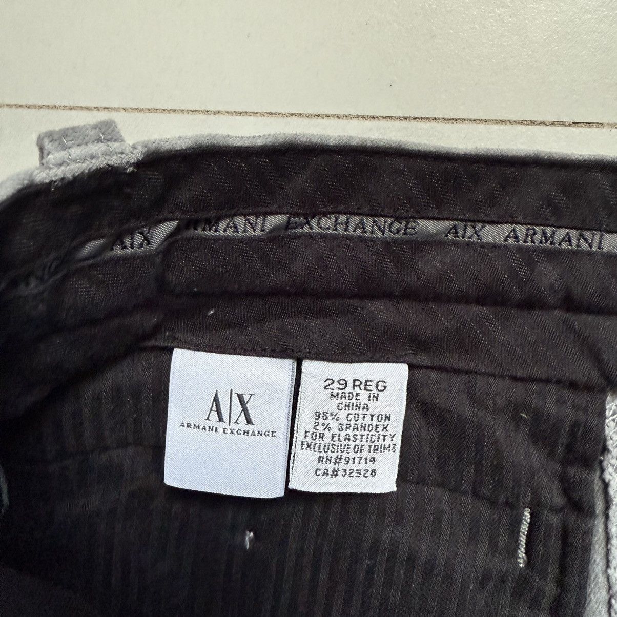 Armani Exchange Armani Exchange Silver Velvety Pants Size US 29 - 6 Thumbnail