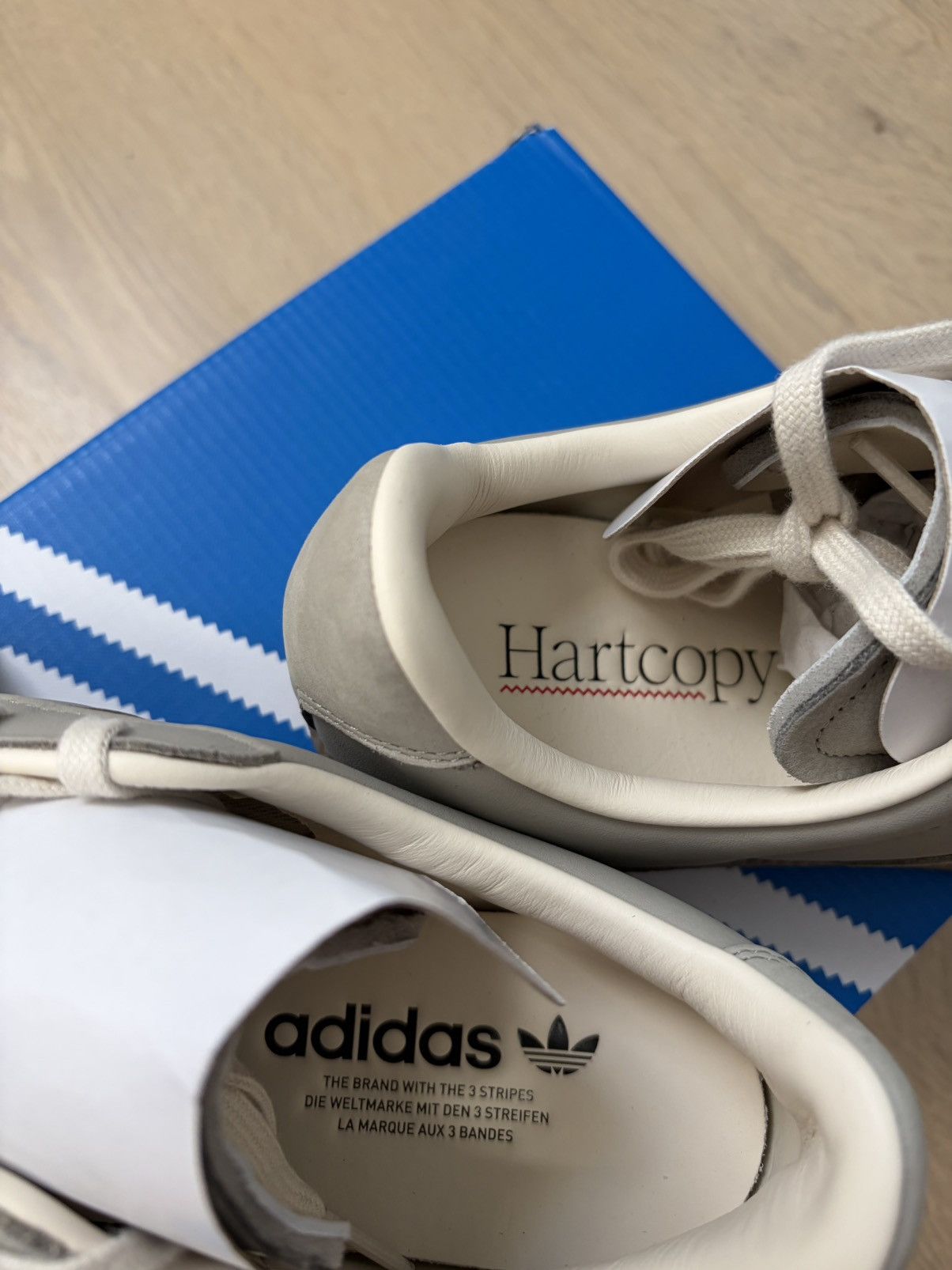 Adidas adidas x Hartcopy BW Army Muted Gray Sesame Chalk White Size US 9 / EU 42 - 7 Thumbnail