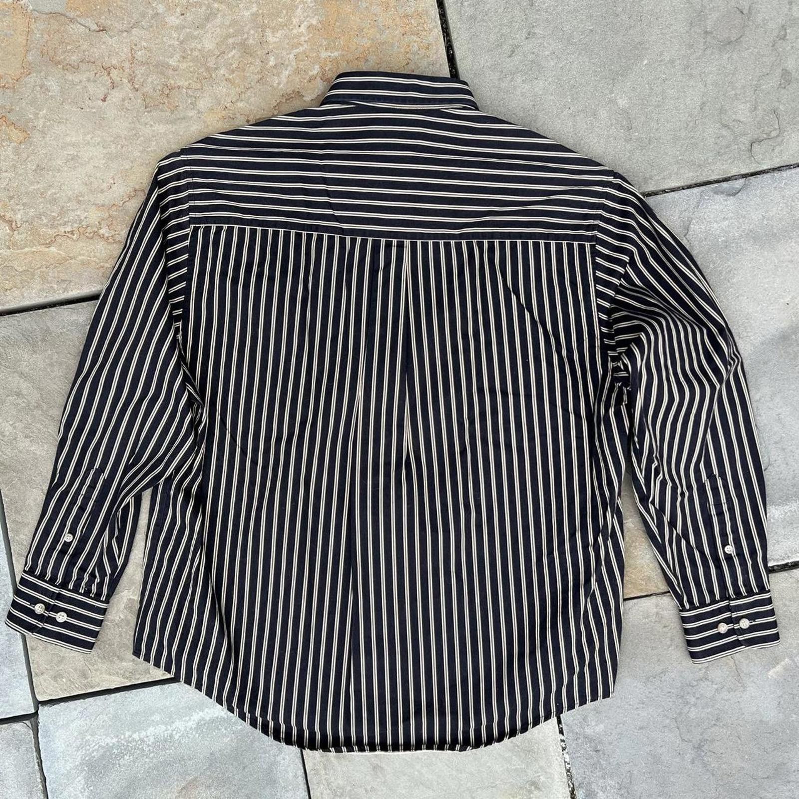 Vintage Neo-Vintage 90s Vertical Varied Stripe Button Down Shirt Size US M / EU 48-50 / 2 - 4 Thumbnail
