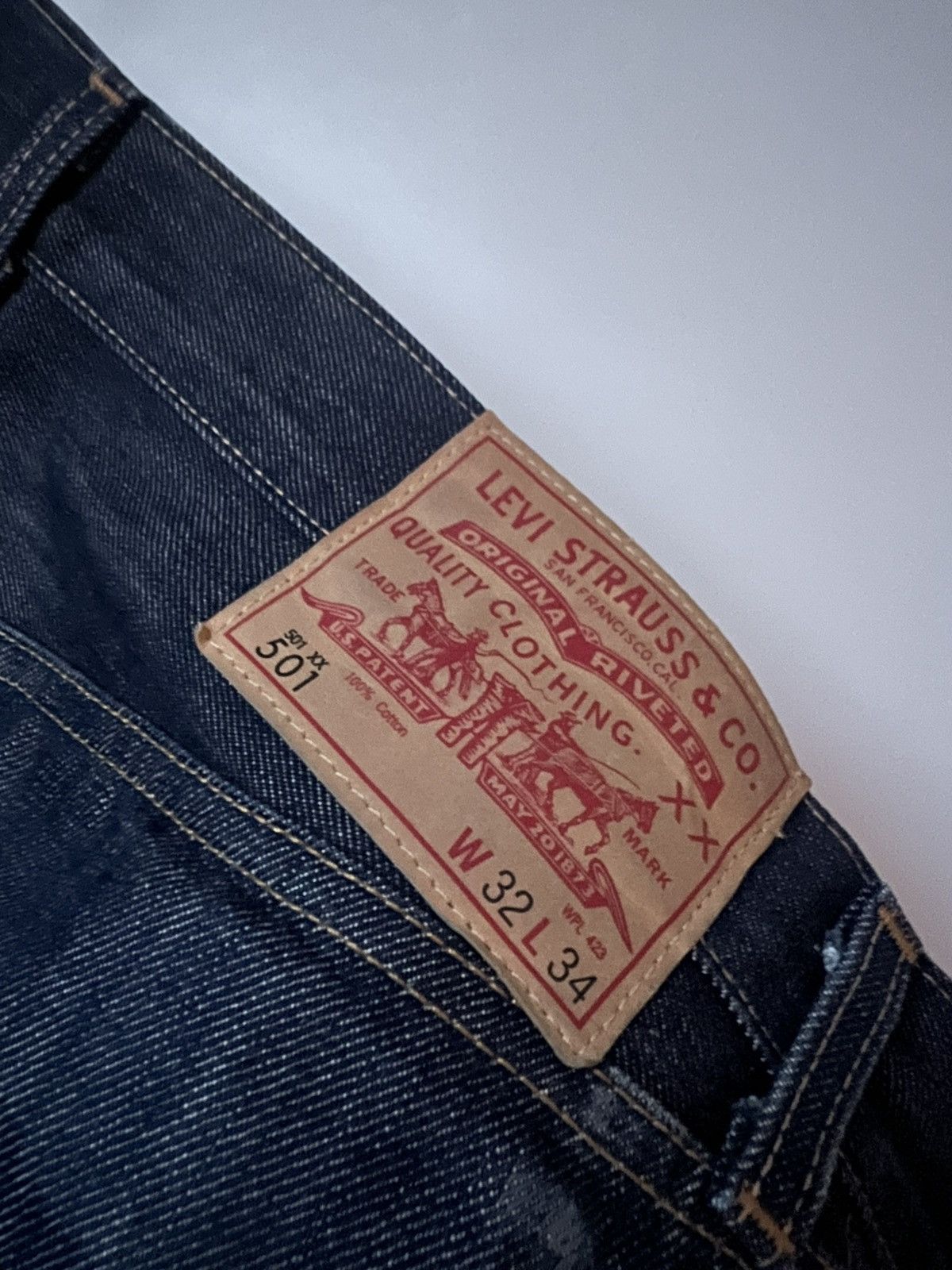 Levi's Vintage Clothing Levi’s Vintage Clothing 501 XX W32 L26.5 Selvedge Size US 32 / EU 48 - 5 Thumbnail