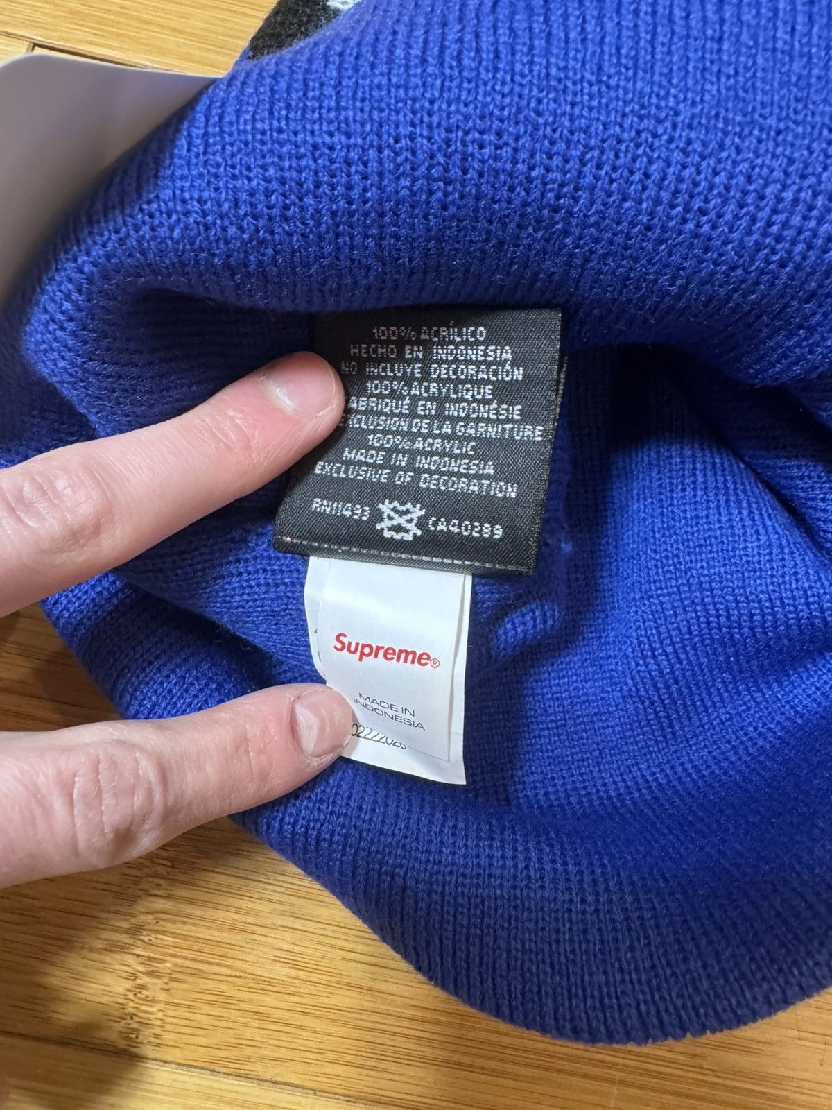 Supreme Supreme Ghostface Beanie Blue Size ONE SIZE - 5 Thumbnail