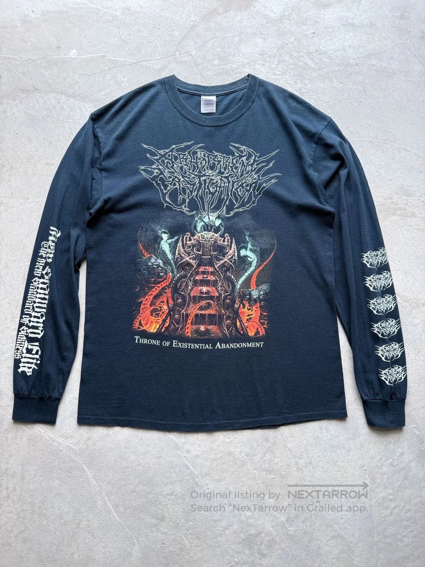 Vintage Vintage 00s Abhorrent Castigation Band Tee. Size US L / EU 52-54 / 3 - 1 Thumbnail