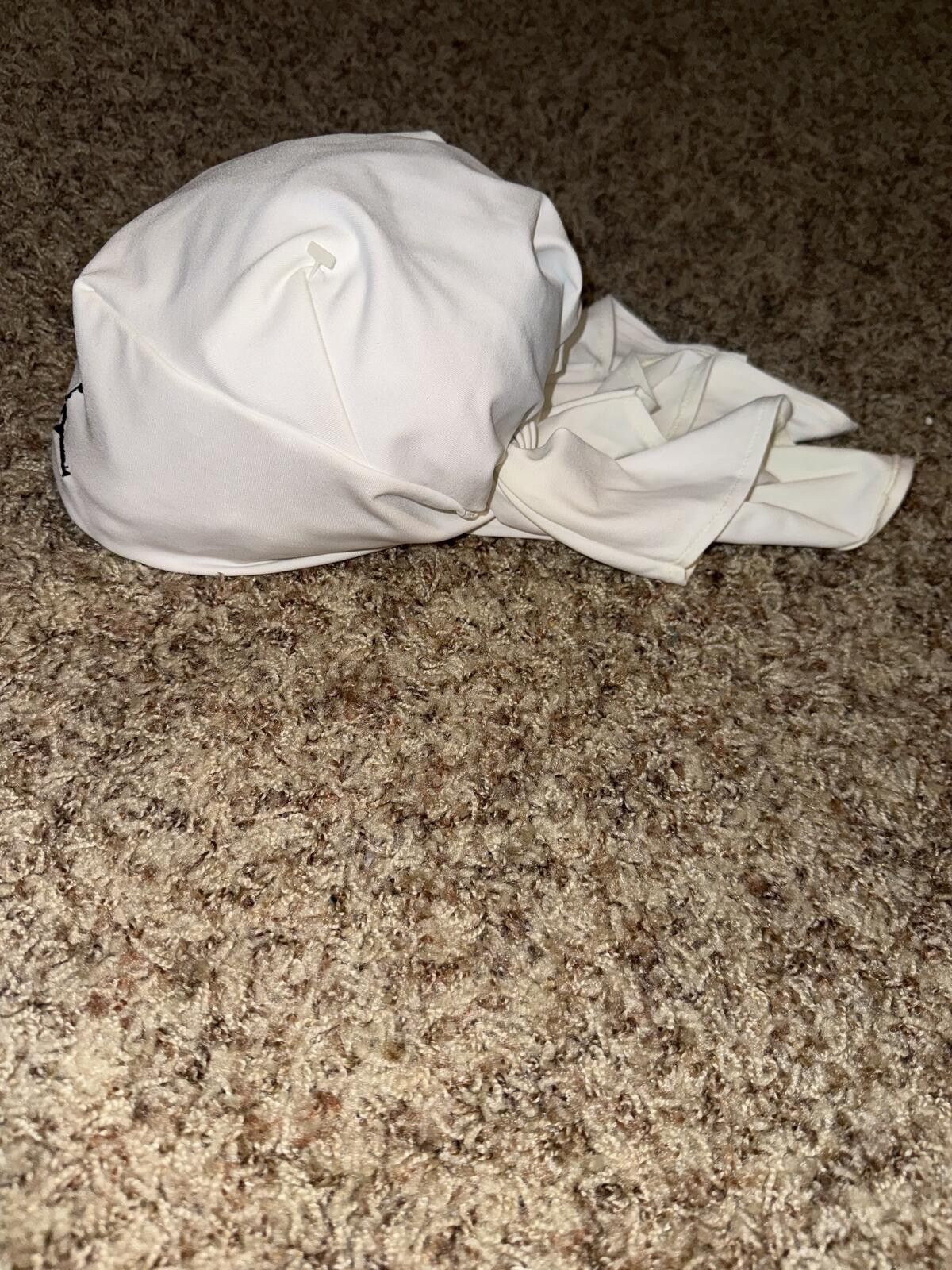 Nike Unreleased Air Jordan White Do-Rag Sample Size ONE SIZE - 4 Thumbnail