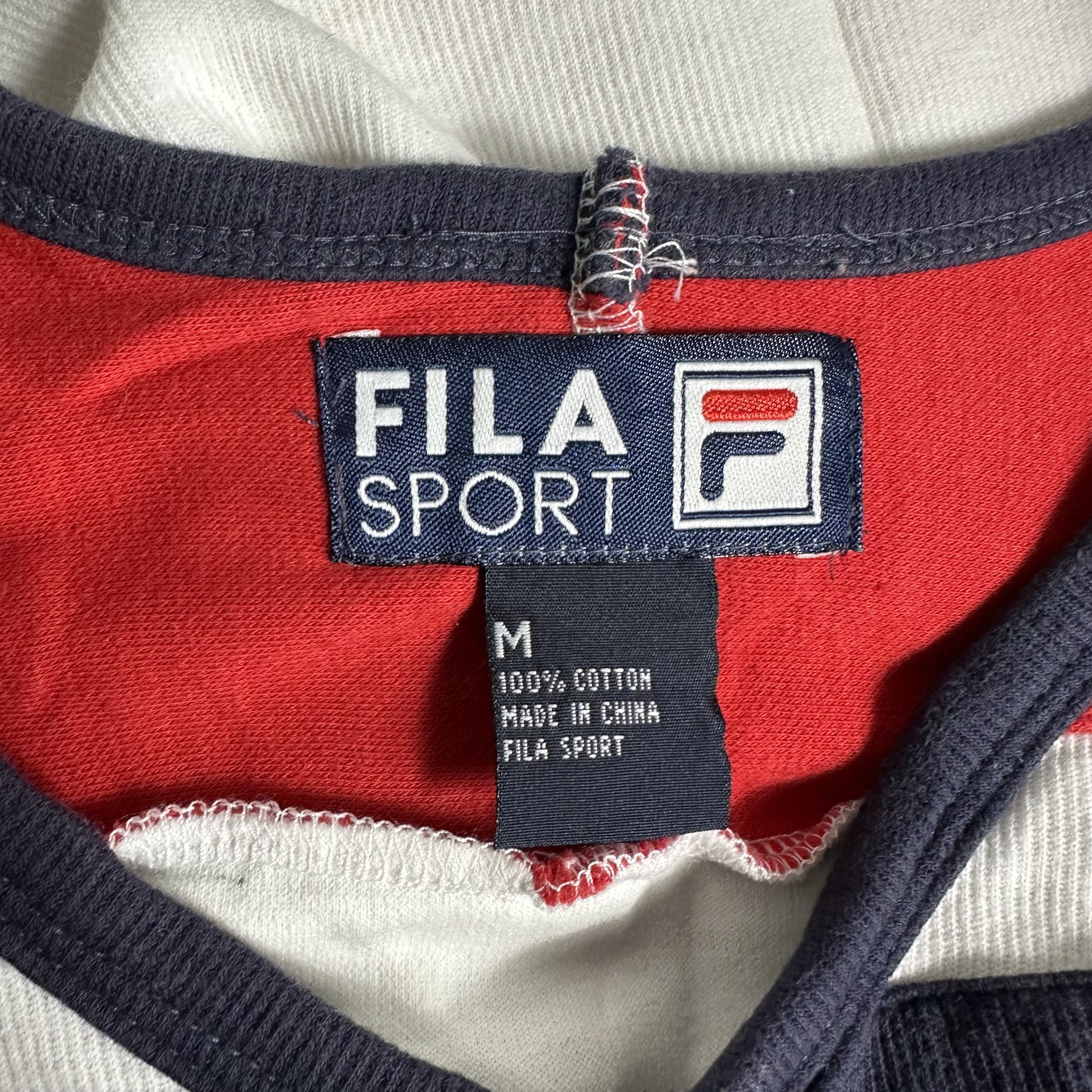 Fila 🔥RARE🔥Vintage Fila Sport All Print Hockey Jersey Size US M / EU 48-50 / 2 - 6 Thumbnail