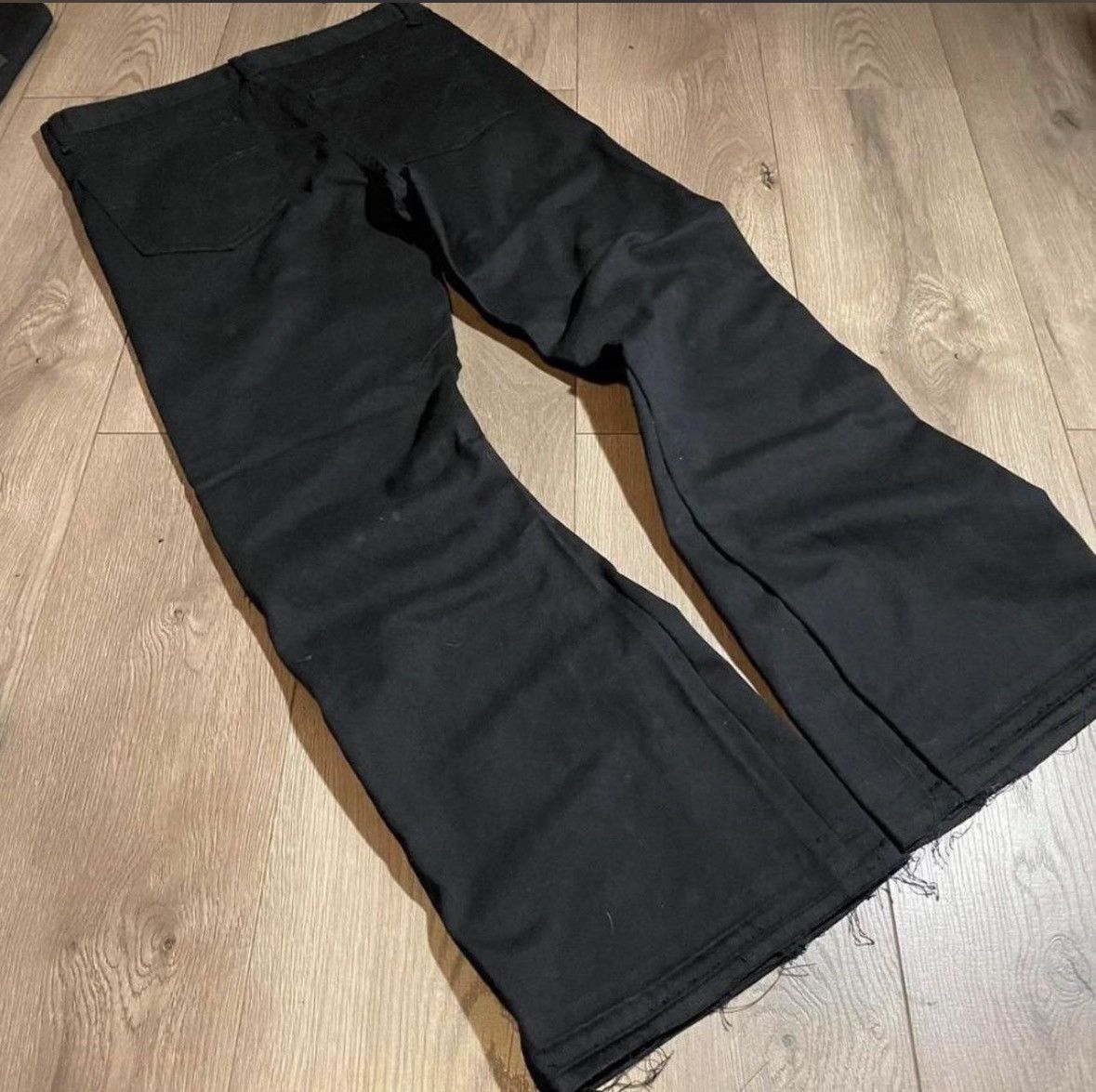 Other Custom Black Flared Jeans Size US 34 / EU 50 - 4 Thumbnail