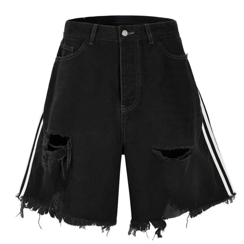 Japanese Brand × Vintage Streetwear Hip Hop Washed Retro Shorts Y2k Size US 32 / EU 48 - 1 Thumbnail