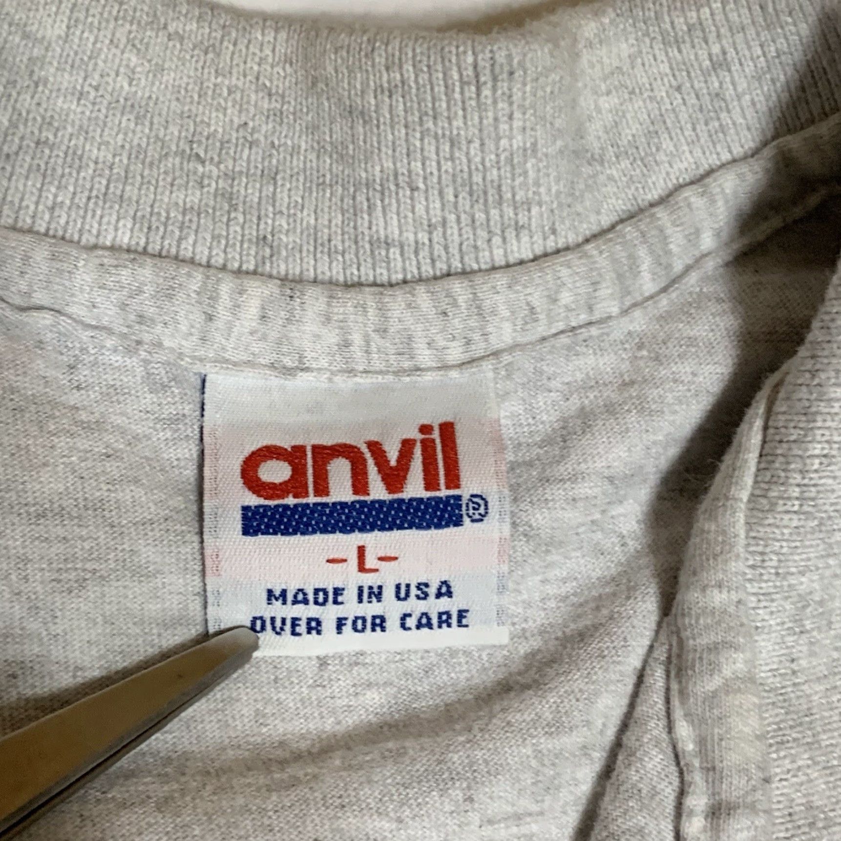 Anvil VINTAGE Vantasy Fest 1993 Polo Shirt Men’s Large FL Keys Fantasy Fest Shirt Polo Gray 1990s Mens Benign back graphic (note: remove extra words) Size US L / EU 52-54 / 3 - 7 Thumbnail