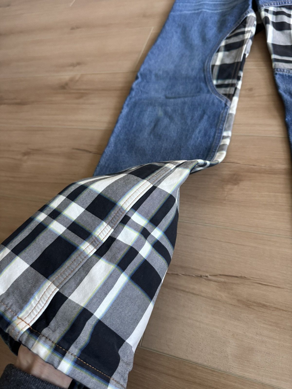 (di)vision (Di)vision Xeno Relaxed Fit Check Patch Jeans Size US 30 / EU 46 - 2 Thumbnail