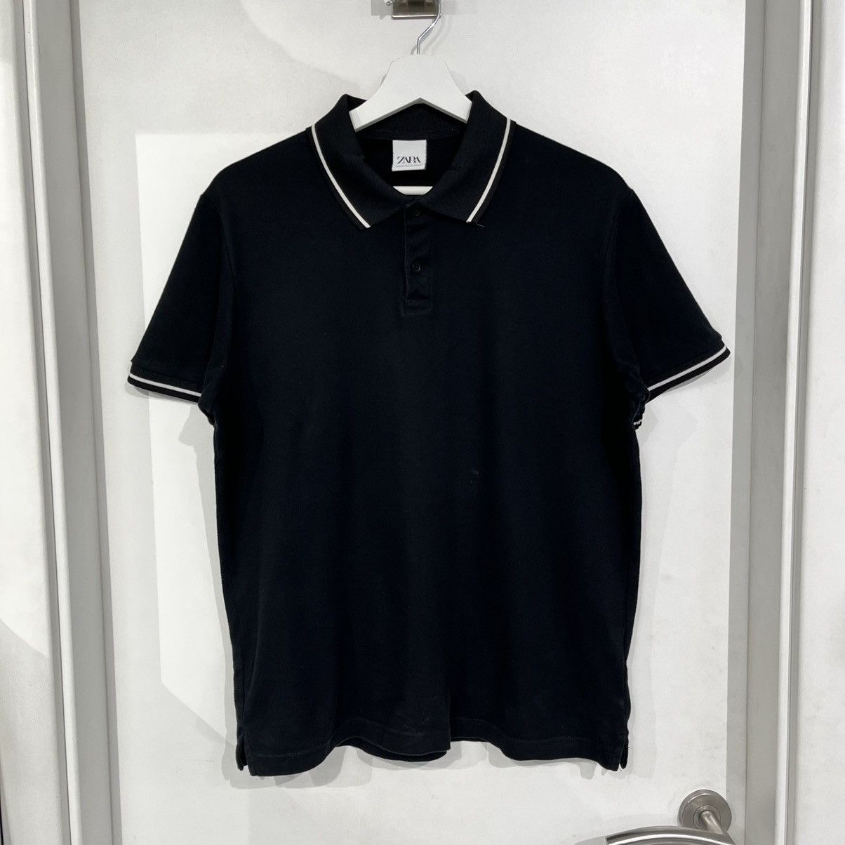 Zara Zara Polo Tee Black Size US S / EU 44-46 / 1 - 1 Thumbnail