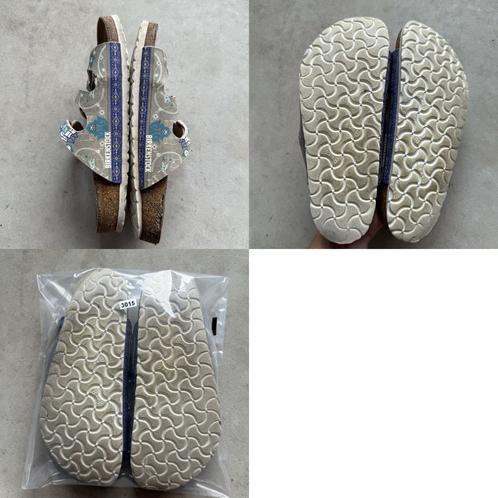 Birkenstock Birkenstock Florida Birko Flor Ancient Mosaic Taupe Womens Size EU 38 US 7 Sandal Multicolor Footbed Sandals Womens Size US 7 / IT 37 - 9 Thumbnail