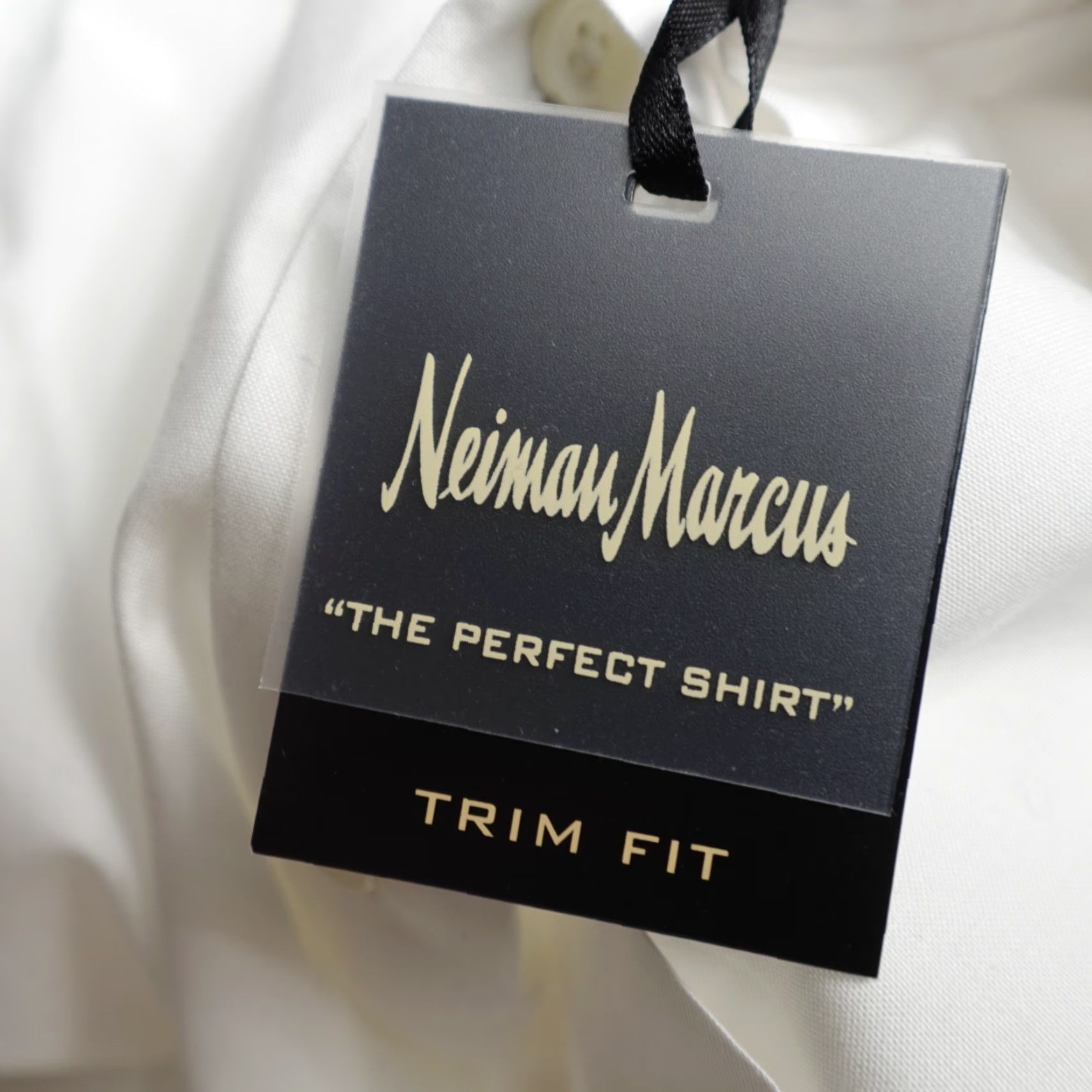 Neiman Marcus Neiman Marcus Shirt Large 16.5 White The Perfect Shirt Trim Fit NEW Shirt Casual Mens Button-Up Cotton White 1990s Preppy Vintage No Size US L / EU 52-54 / 3 - 6 Thumbnail