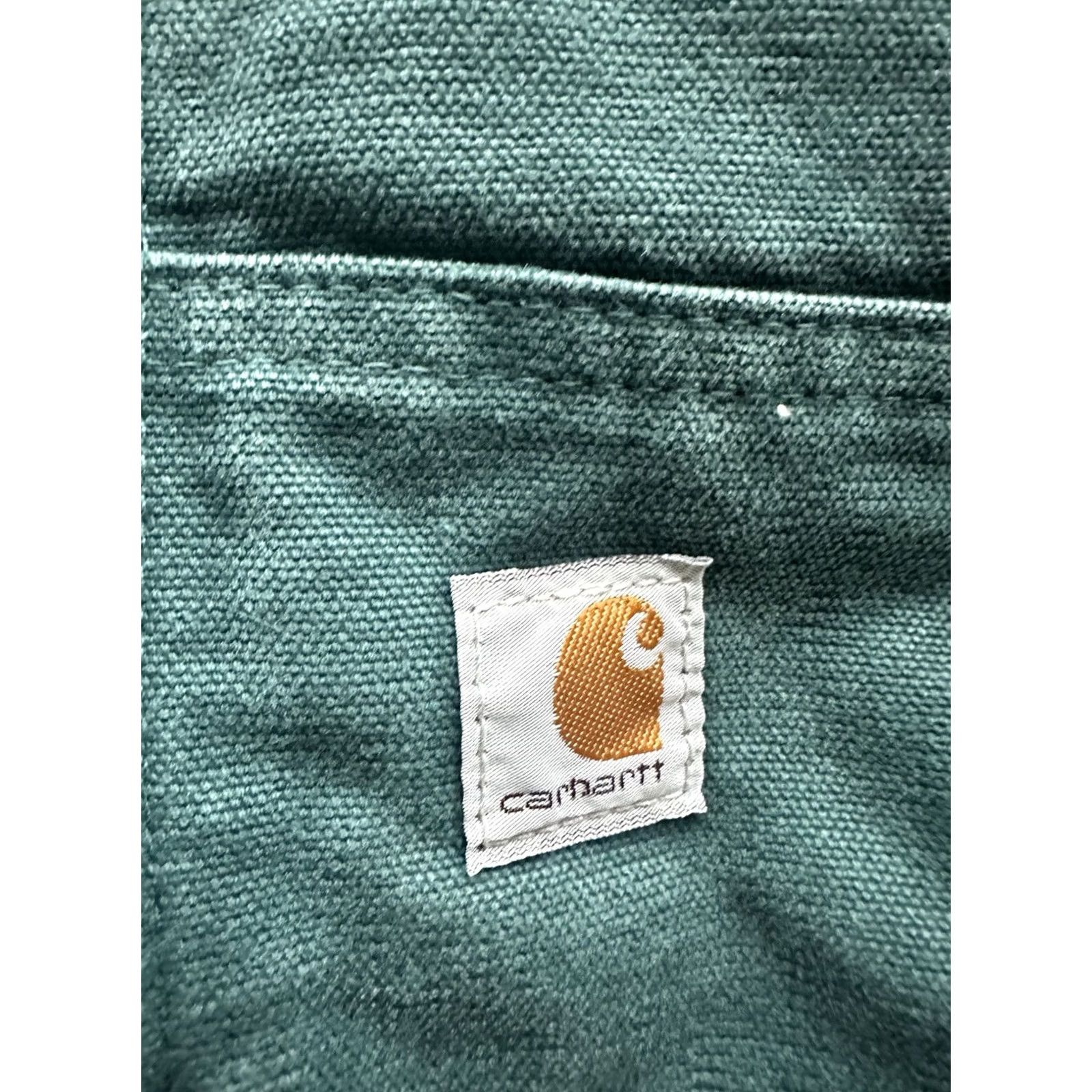 Carhartt VINTAGE Carhartt Hooded Jacket Women's Small Teal WJ130-443 Casual Outdoor Spring Fall Winter Size S / US 4 / IT 40 - 2 Thumbnail