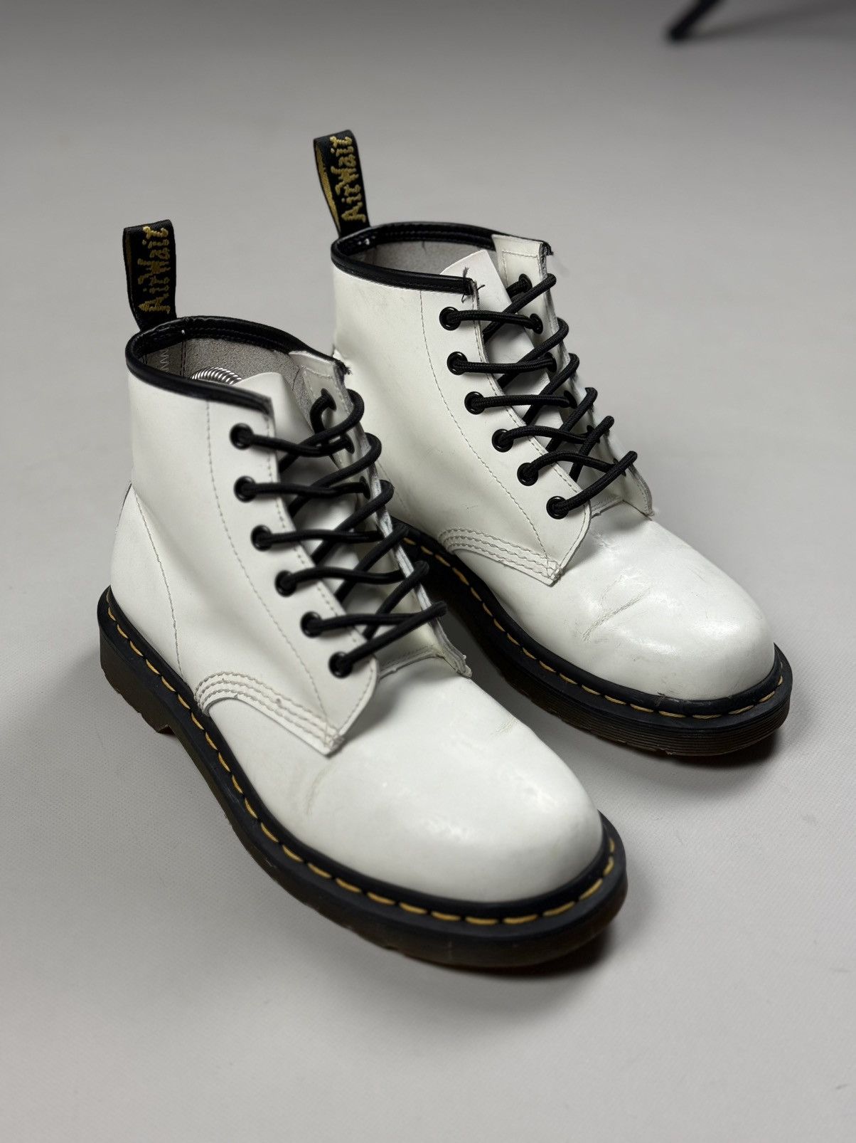 Dr. Martens Dr. Martens Doc’s Ladies Leather Lace Up Combat Boots Shoes Size US 7 / IT 37 - 2 Thumbnail