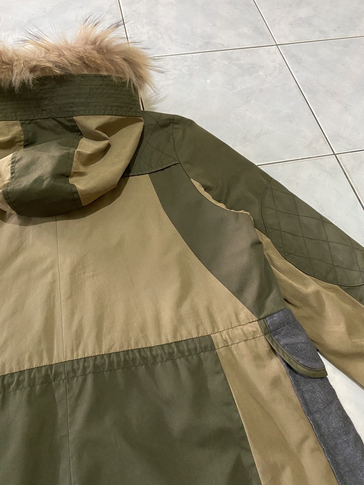 Japanese Brand Fur Us N Them Utility Hooded Colorblock Outdoor Military Size US XL / EU 56 / 4 - 15 Thumbnail