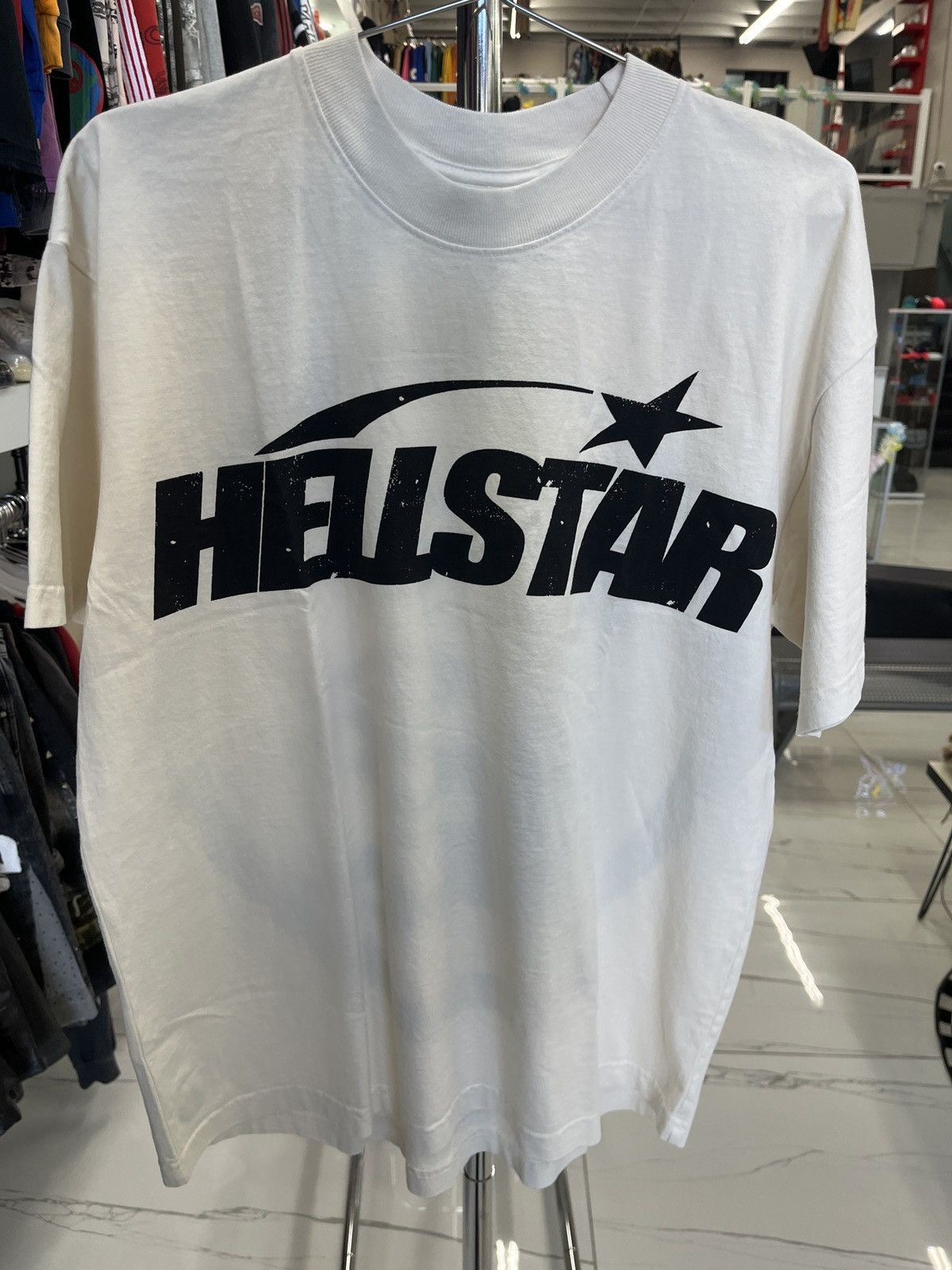 HELLSTAR White Hellstar Classic T-Shirt Size US M / EU 48-50 / 2 - 1 Thumbnail