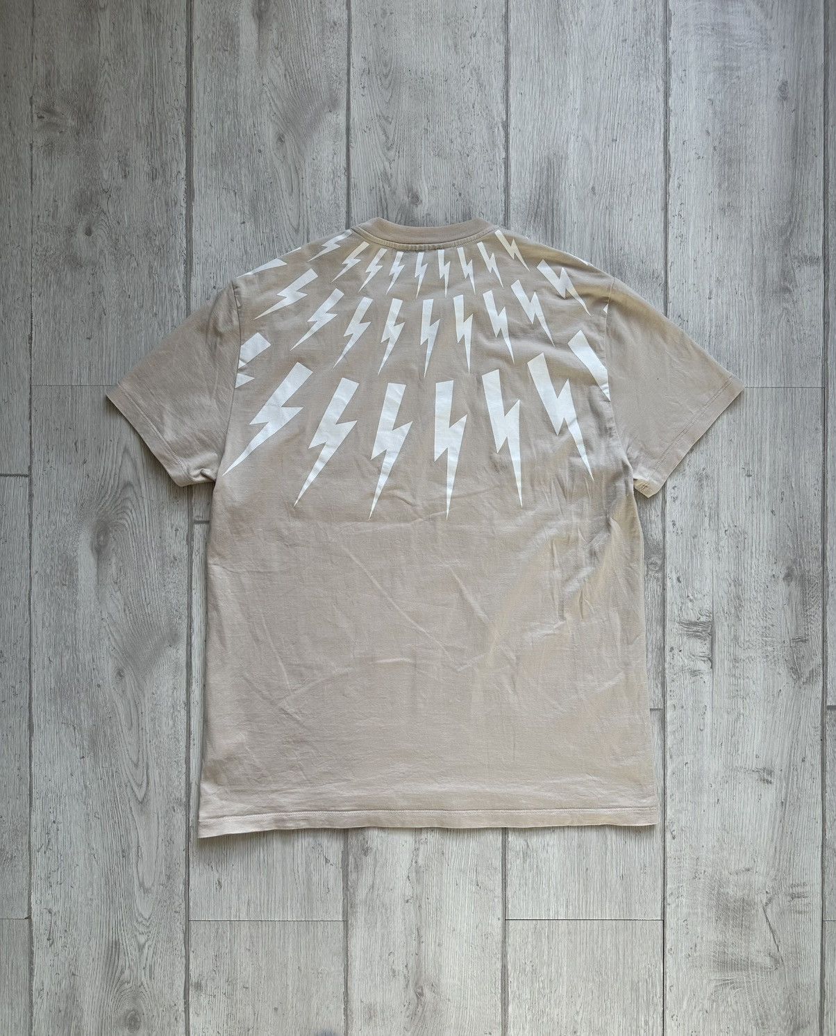 Neil Barrett Neil Barrett Lightening Bolt tee Size US L / EU 52-54 / 3 - 8 Thumbnail