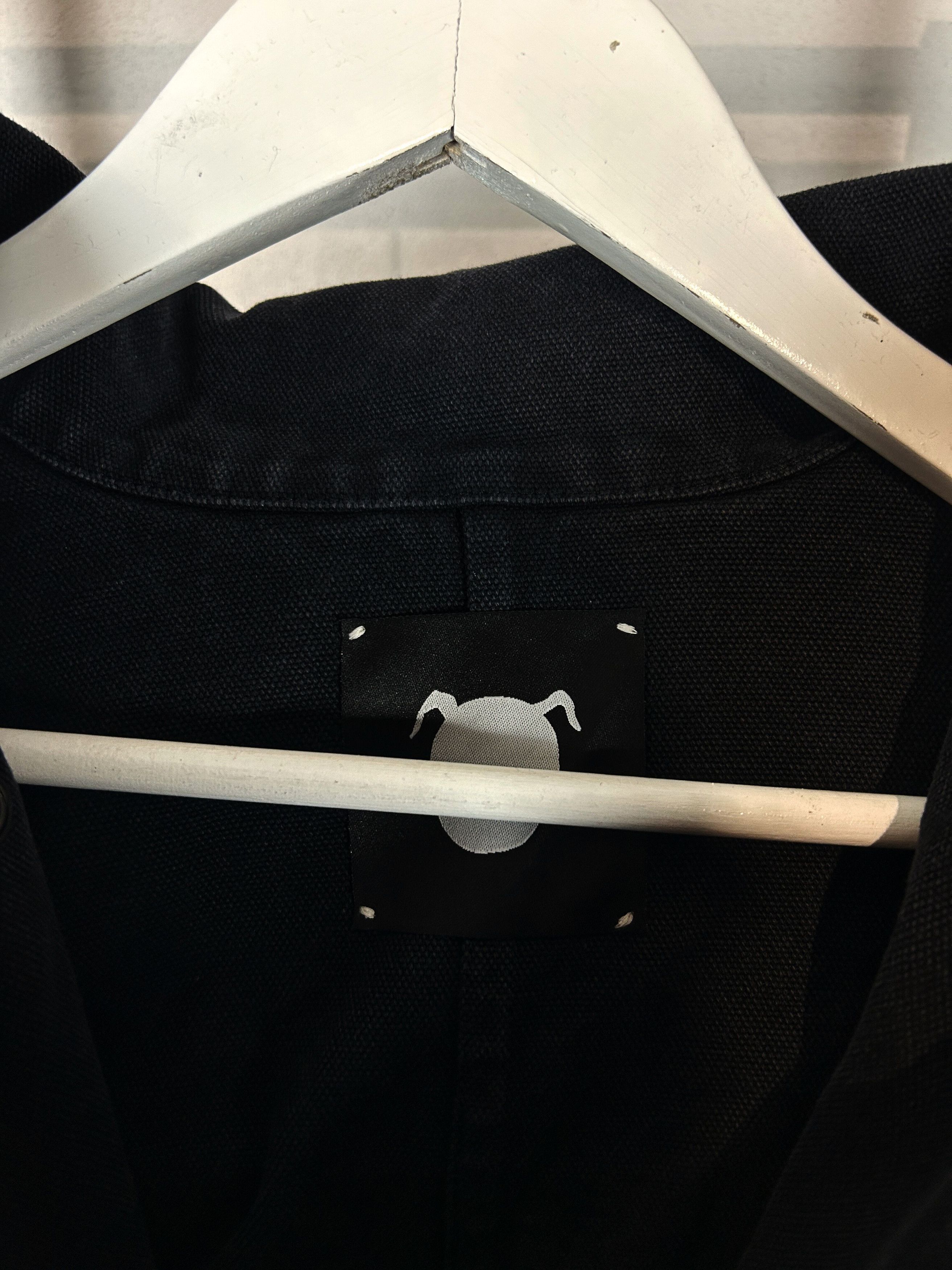 Yohji Yamamoto Distressed Black Cropped Jacket Zip Sleeve Grunge Punk Y2K Size US XL / EU 56 / 4 - 18 Thumbnail
