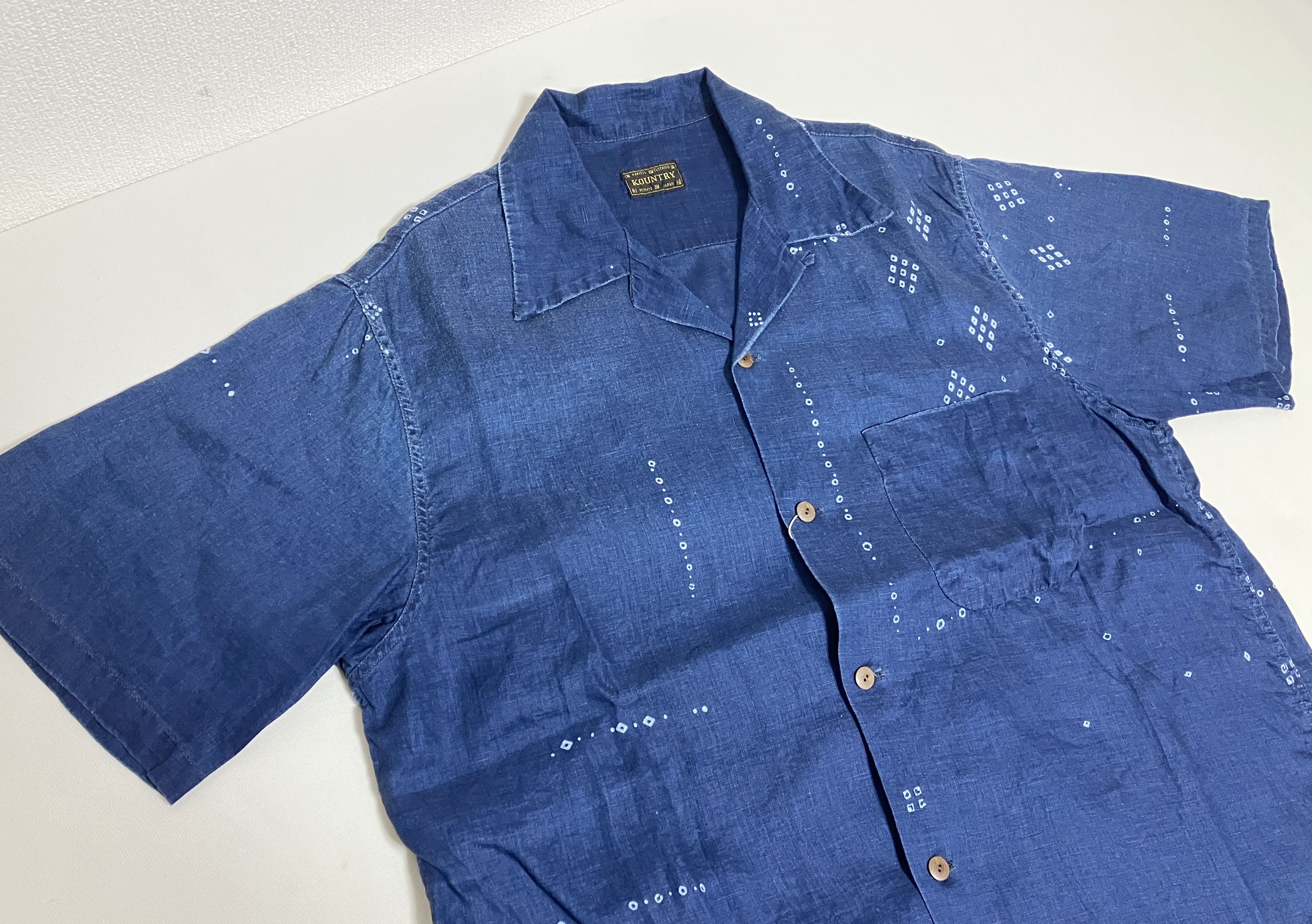 Kapital Kapital French cross linen bandana pt remake Aloha shirt new Size US L / EU 52-54 / 3 - 8 Thumbnail