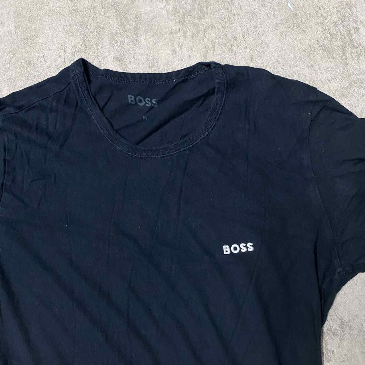 Hugo Boss Boss Navy T-shirt vinatge Size US M / EU 48-50 / 2 - 2 Thumbnail