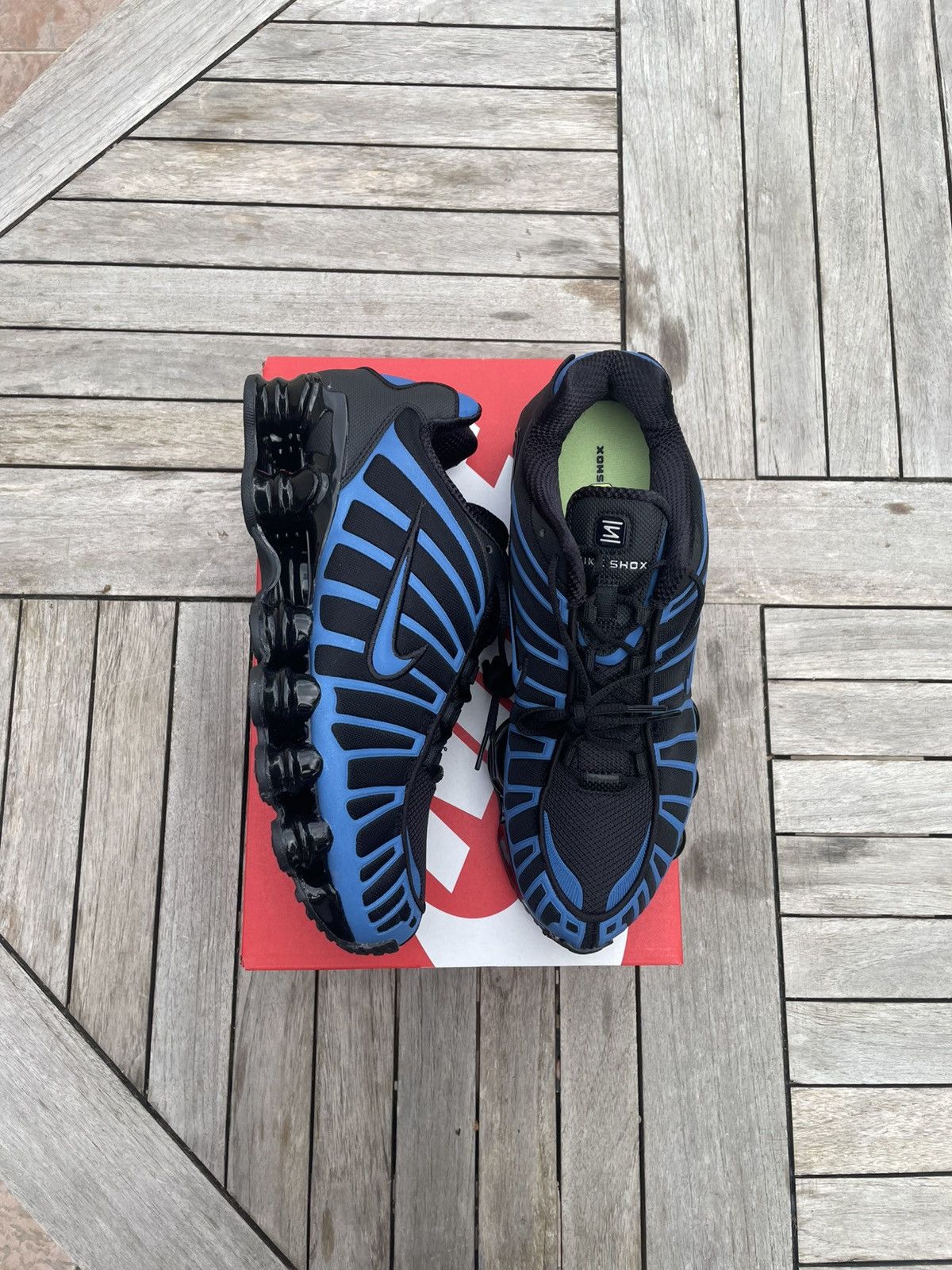 Nike Nike Shox TL in blue and black Size US 9.5 / EU 42-43 - 3 Thumbnail