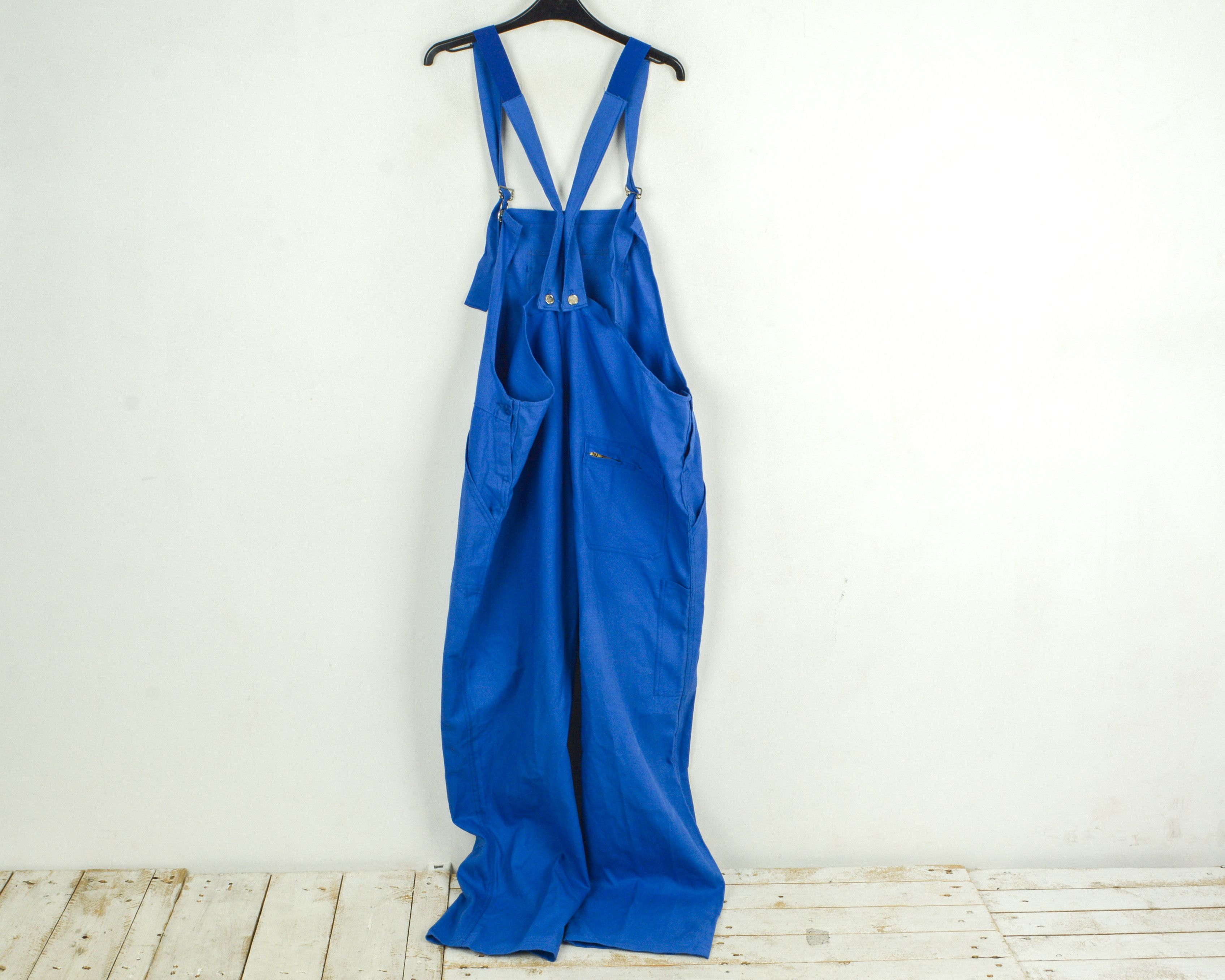 Vintage Le Coq Bordeaux Men XL Dungarees Bibs EU 54 Jumpsuit Overall Size US 38 / EU 54 - 4 Thumbnail