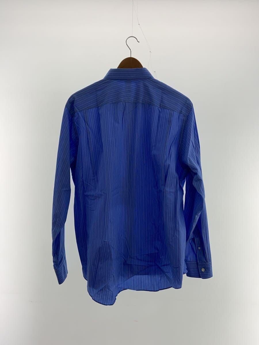 Auralee Blue Cotton Suvin High Count Cloth Stripe Size US XXL / EU 58 / 5 - 2 Thumbnail