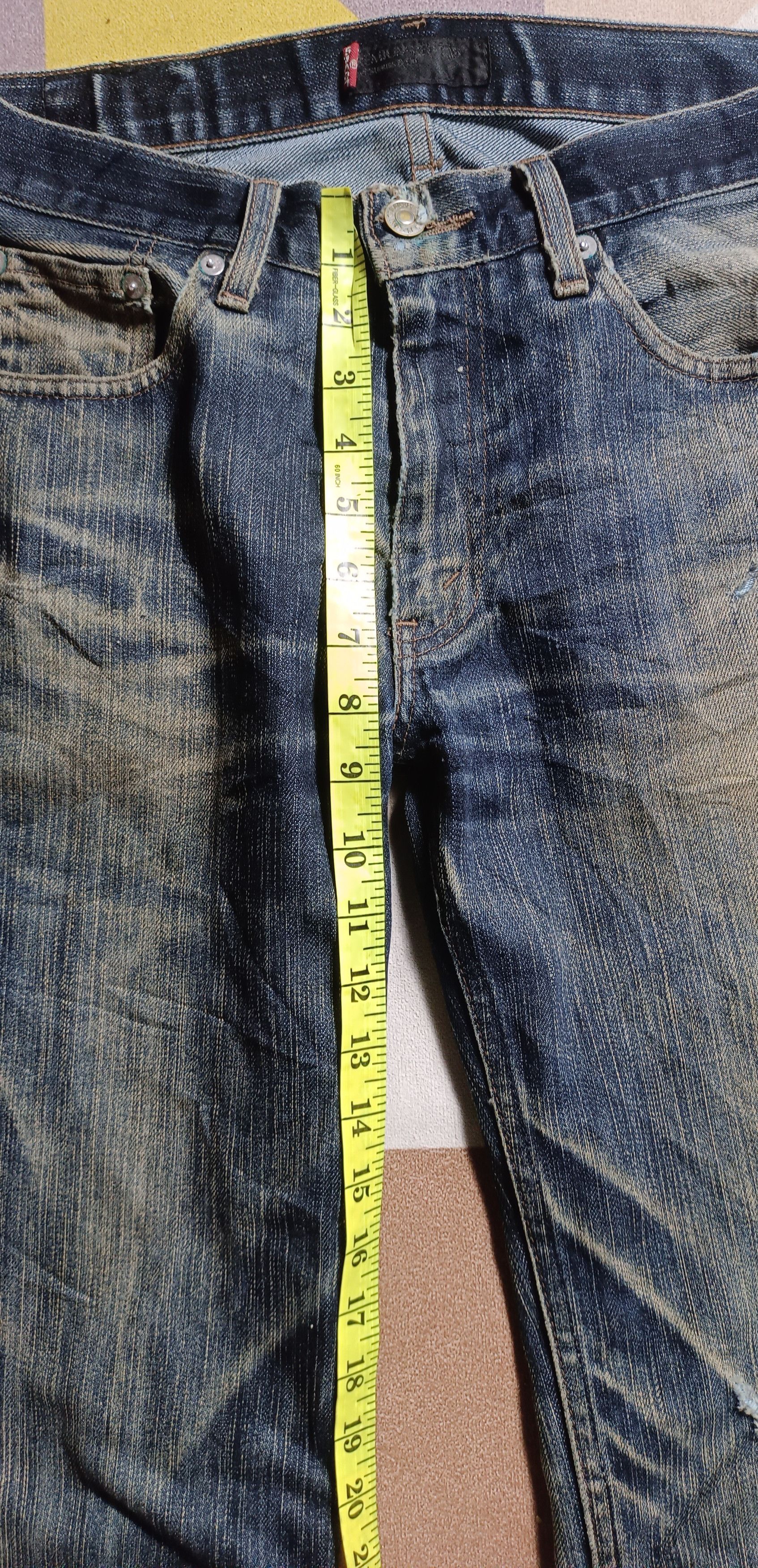 Levi's Vintage 90s💥 Levi's Premium Red Tab Button 109 Size US 30 / EU 46 - 20 Thumbnail