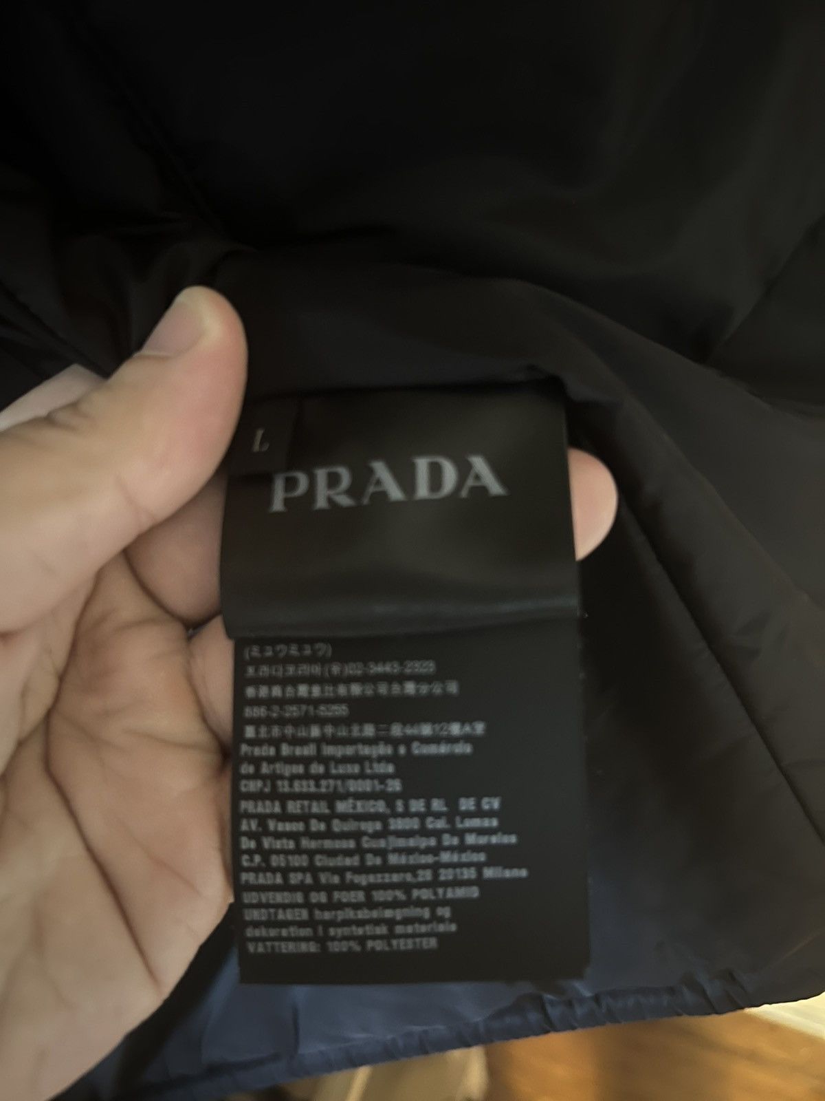 Prada Prada FW18 Nylon Puffer Vest Size US L / EU 52-54 / 3 - 4 Thumbnail